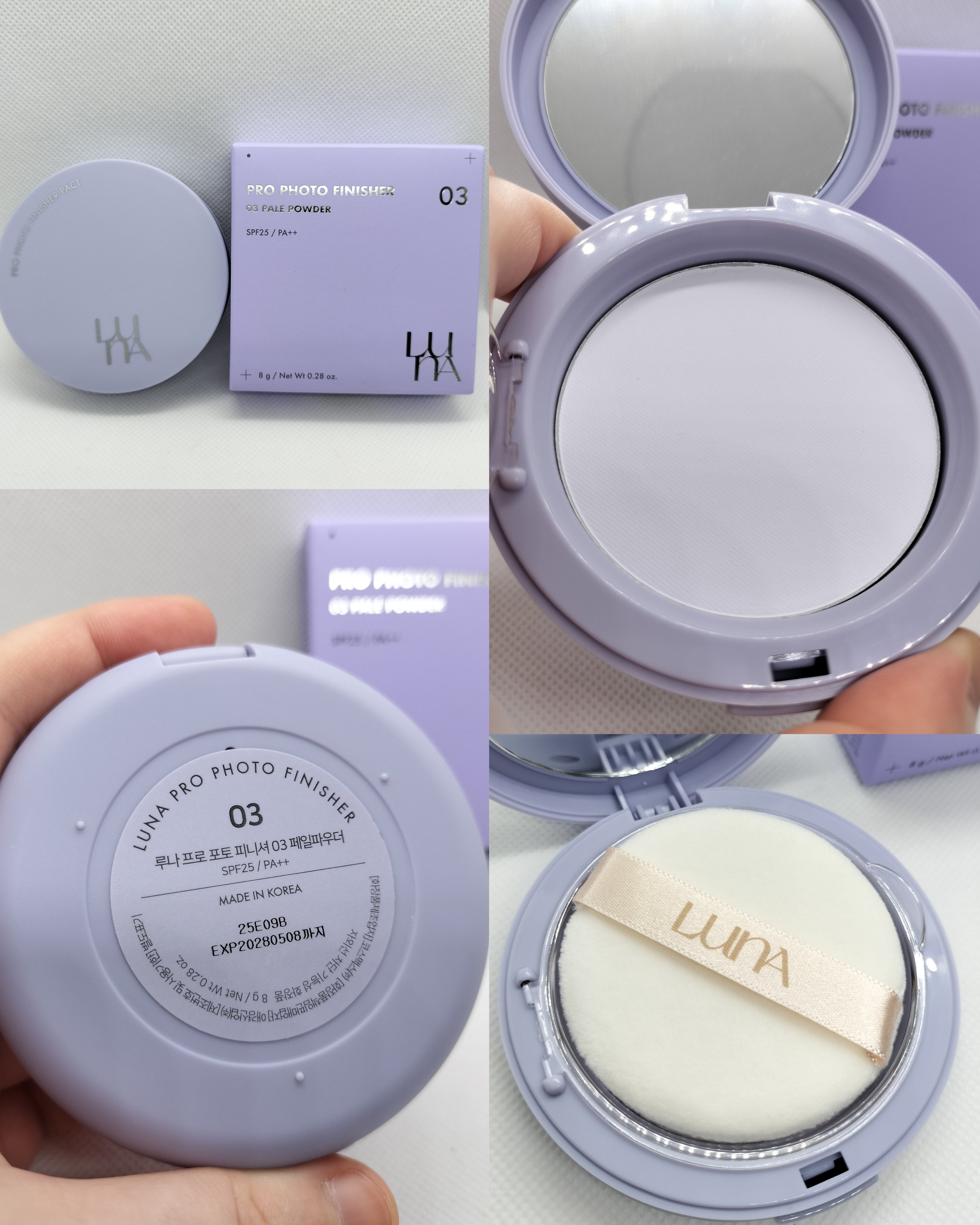 プロフォトフィニッシャー/LUNA/プレストパウダーを使ったクチコミ（3枚目）