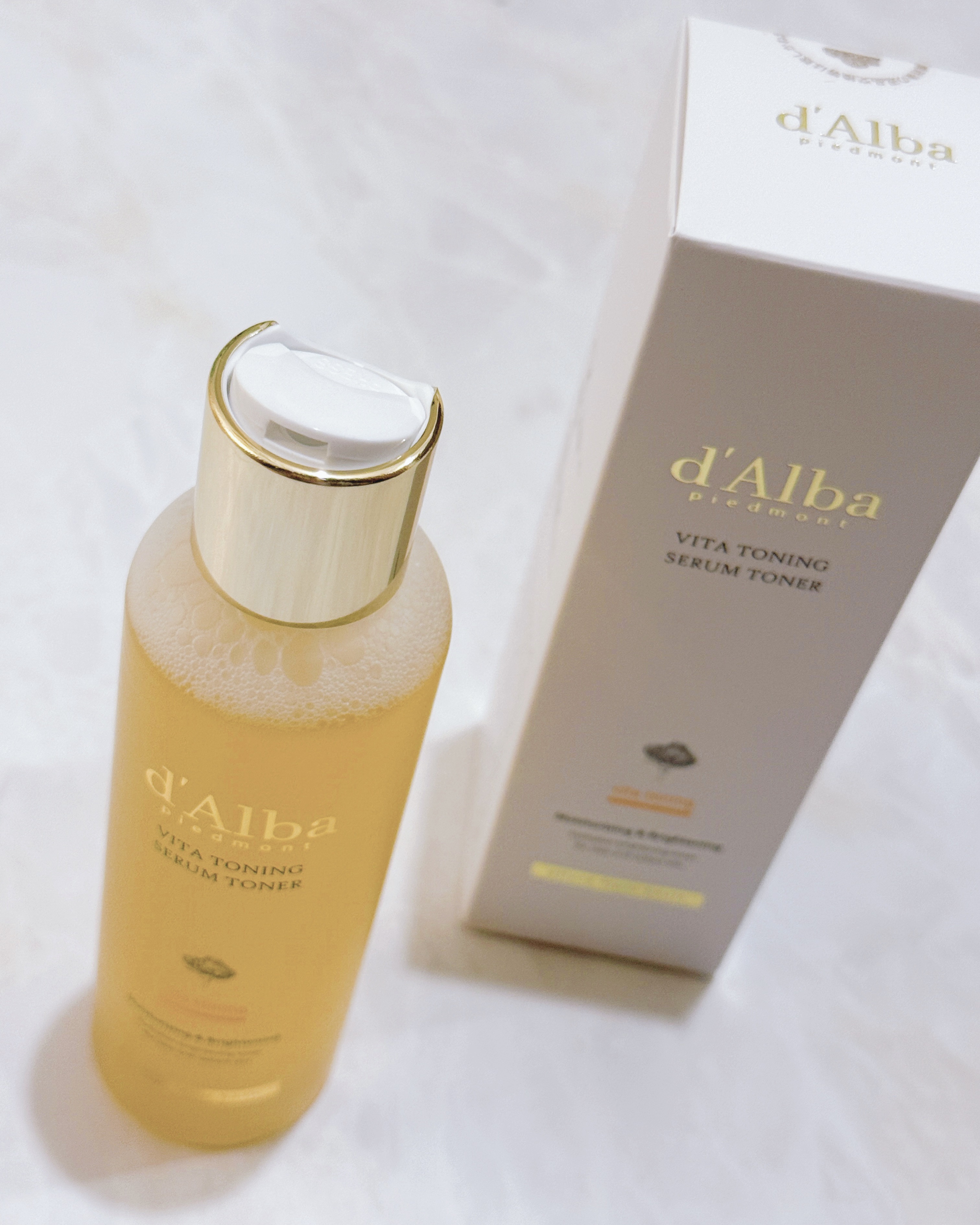 ビタトーニングセラムトナー/ダルバ/化粧水を使ったクチコミ（3枚目）