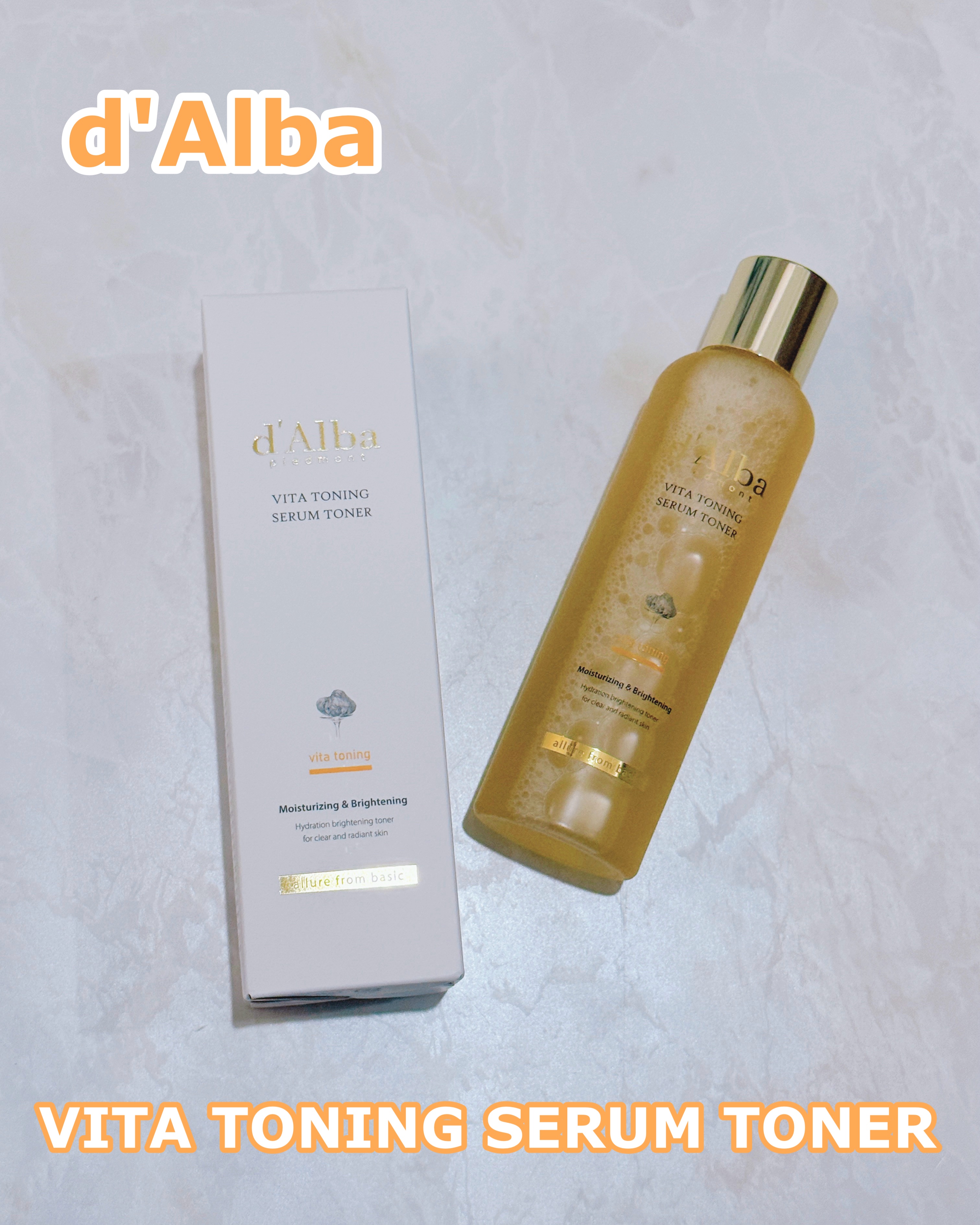 ビタトーニングセラムトナー/ダルバ/化粧水を使ったクチコミ（1枚目）