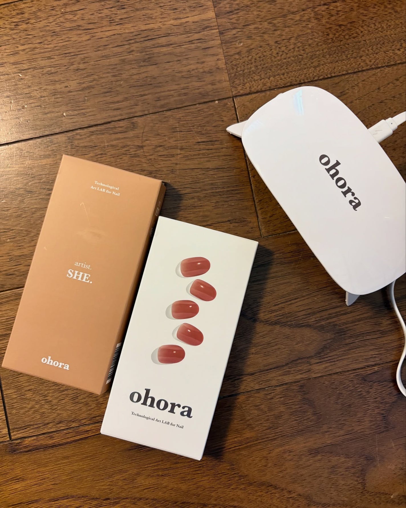 セミキュアジェルネイル(ハンド)/ohora/ネイルシールを使ったクチコミ(2枚目)