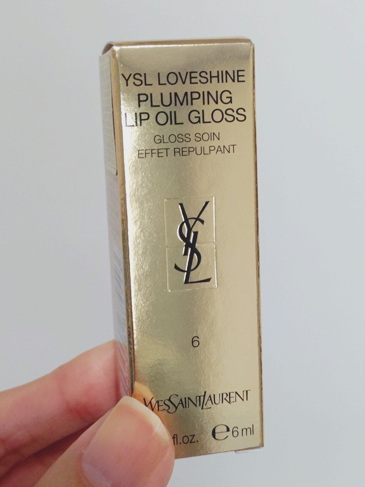 YSL ラブシャイン グロスプランパー #6 エスプレッソ スターダスト/YVES SAINT LAURENT BEAUTE/リップグロスを使ったクチコミ（3枚目）