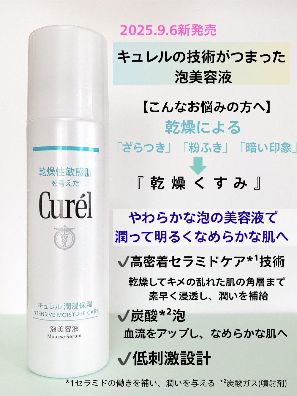 キュレル 潤浸保湿 泡美容液 【医薬部外品】/キュレル/美容液を使ったクチコミ（2枚目）