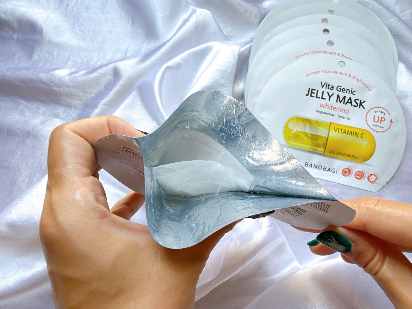 ビタ ジェニックゼリーマスク/BANOBAGI/シートマスク・パックを使ったクチコミ(2枚目)