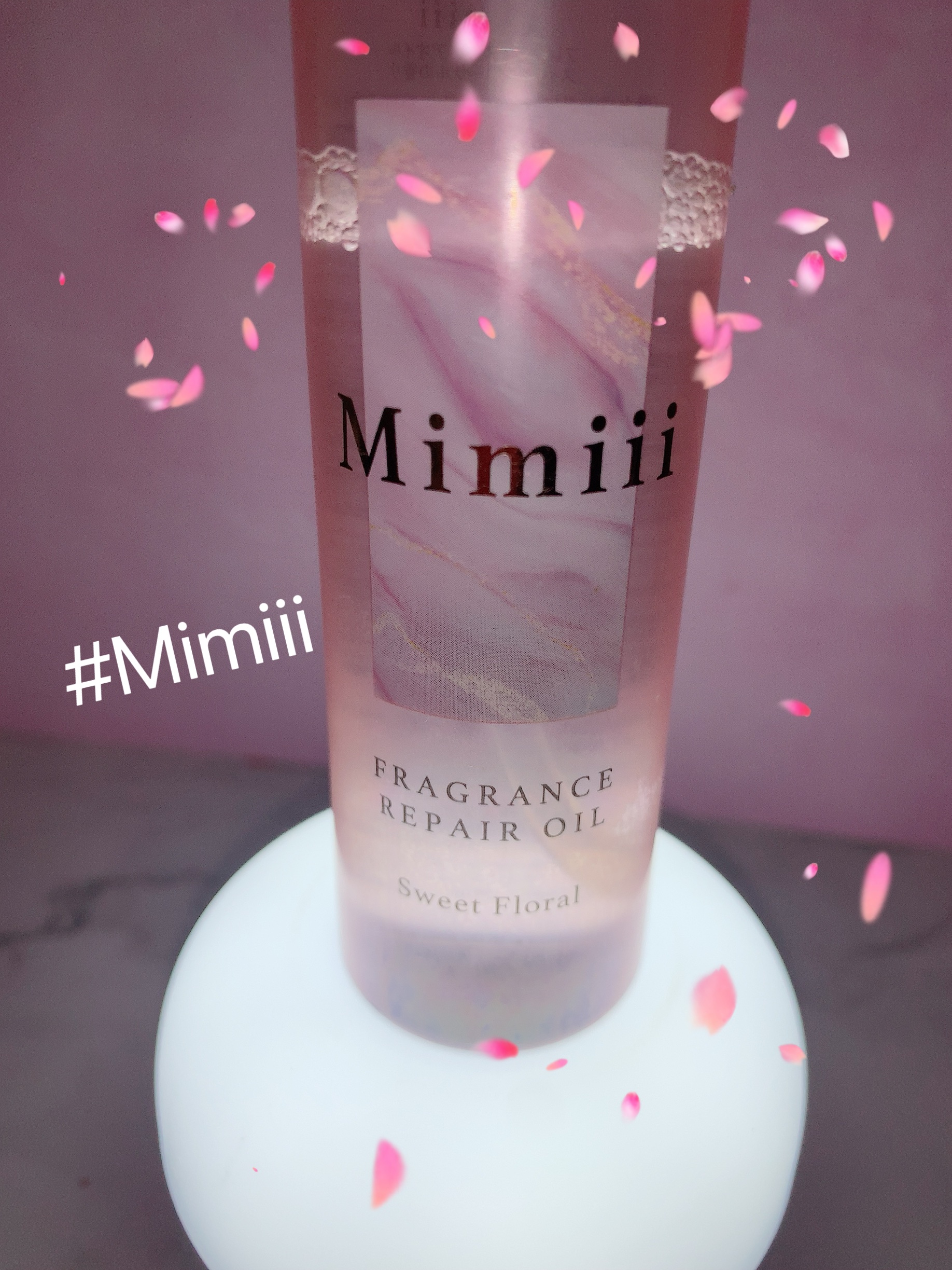 Mimiii フレグランスリペアオイル スウィートフローラル/Cue's/ヘアオイルを使ったクチコミ（1枚目）