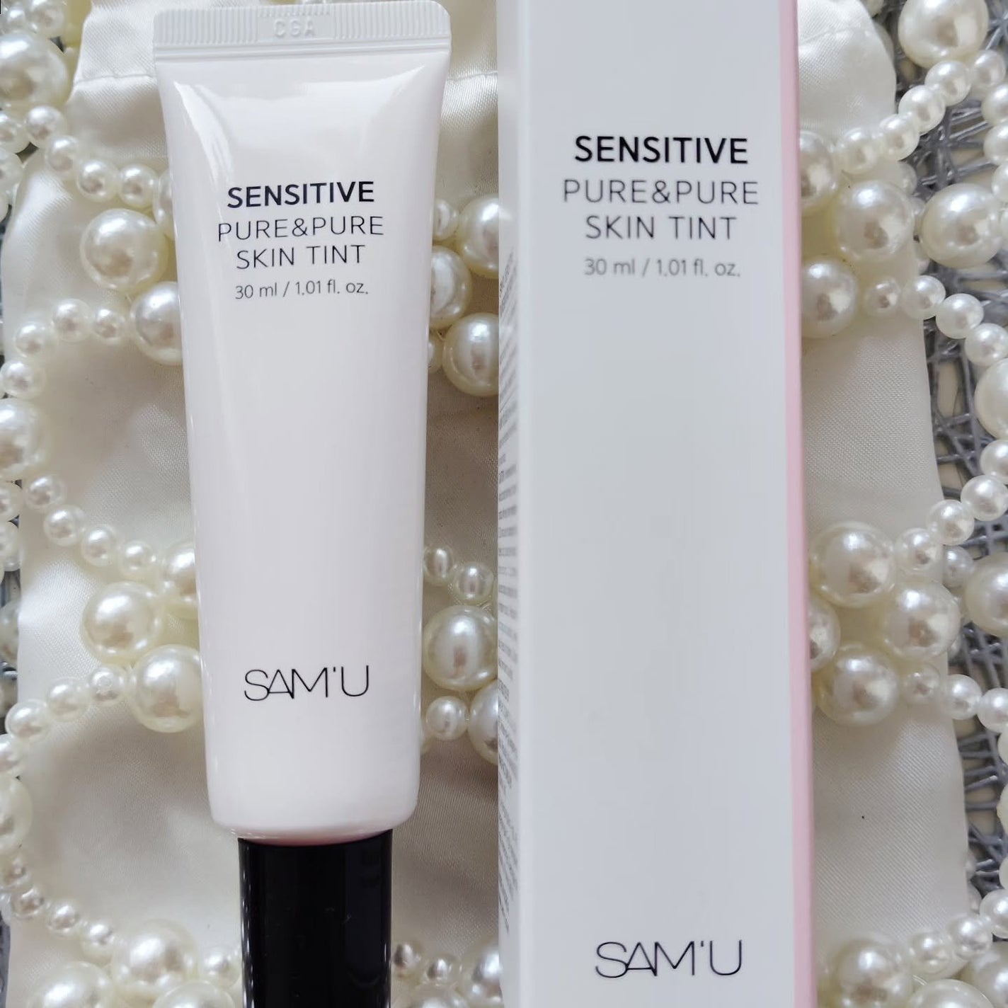 センシティブピュア&ピュアスキンティント/SAM'U/化粧下地を使ったクチコミ(1枚目)