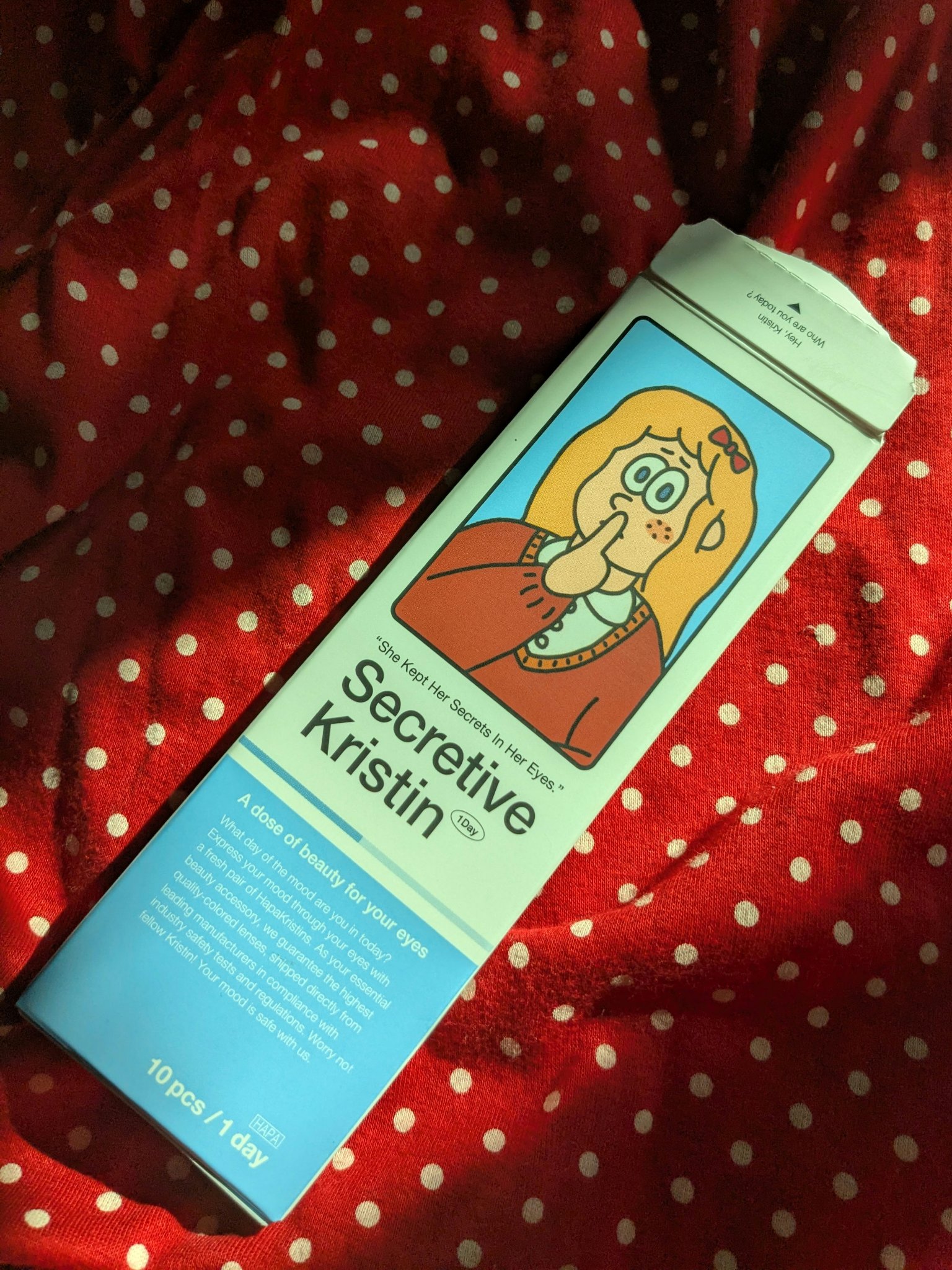 Secretive Kristen/Hapa kristin/カラーコンタクトレンズを使ったクチコミ（2枚目）