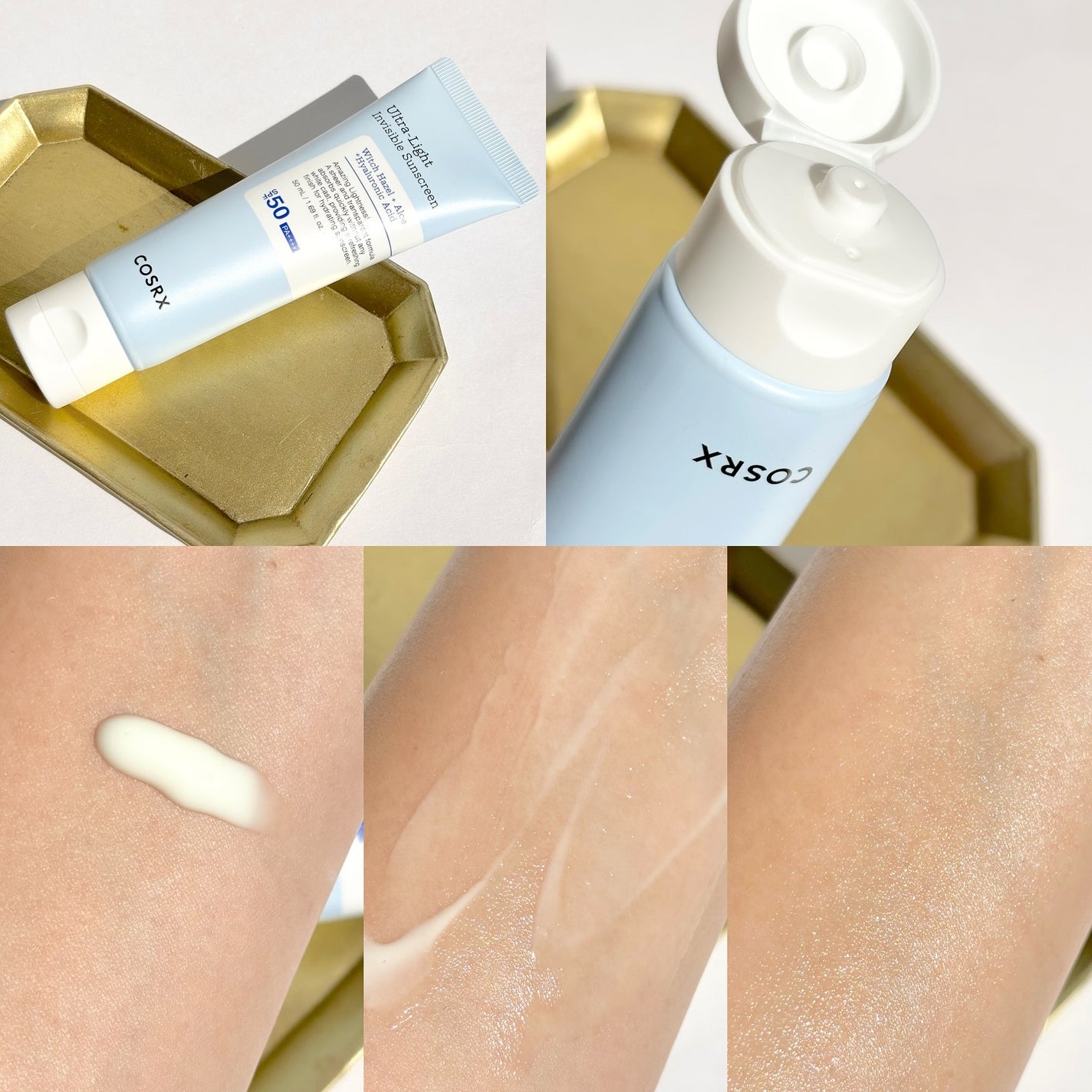 ウルトラライト透明UVクリーム/COSRX/日焼け止めクリームを使ったクチコミ(2枚目)