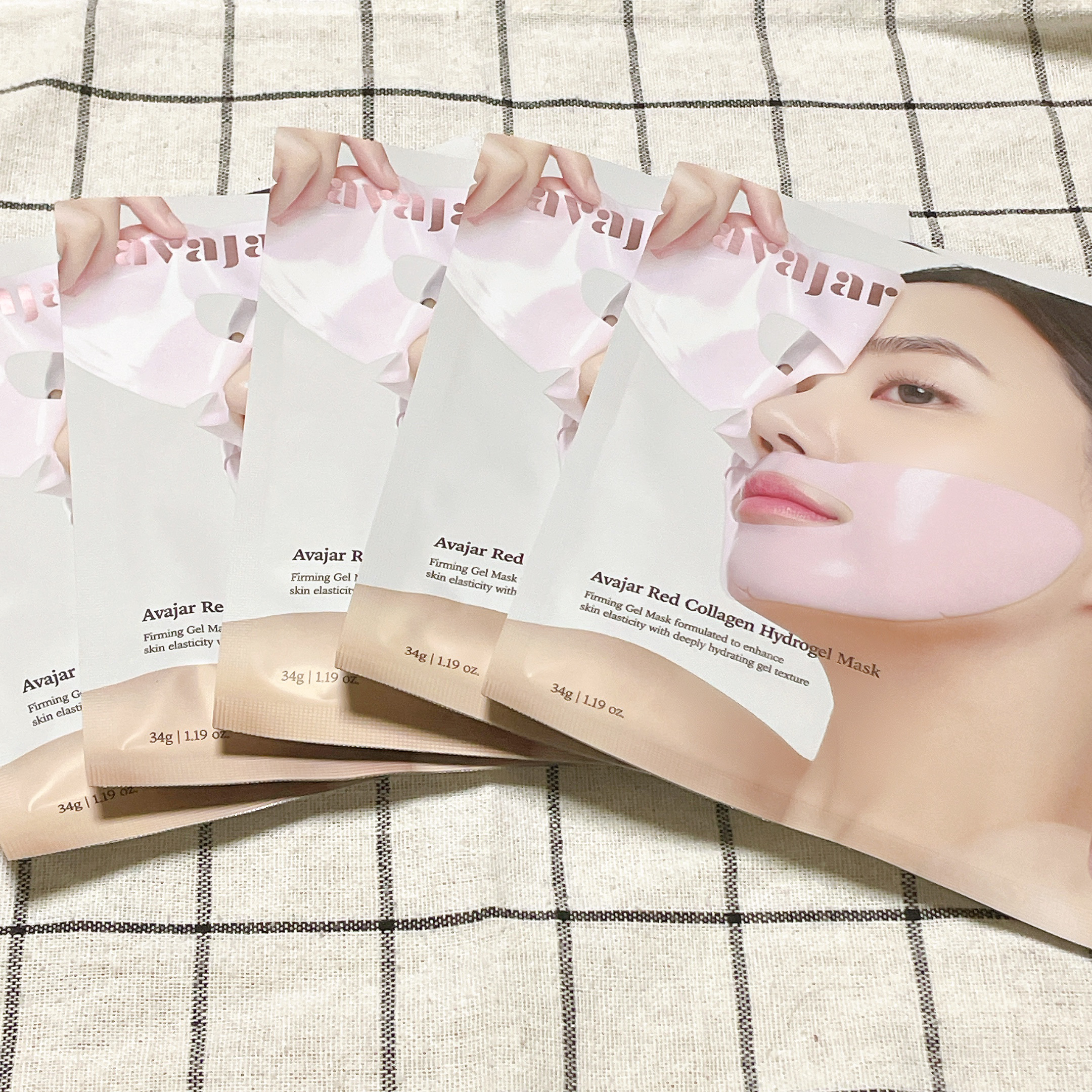 レッドコラーゲンハイドロゲルマスク/avajar/シートマスク・パックを使ったクチコミ（1枚目）