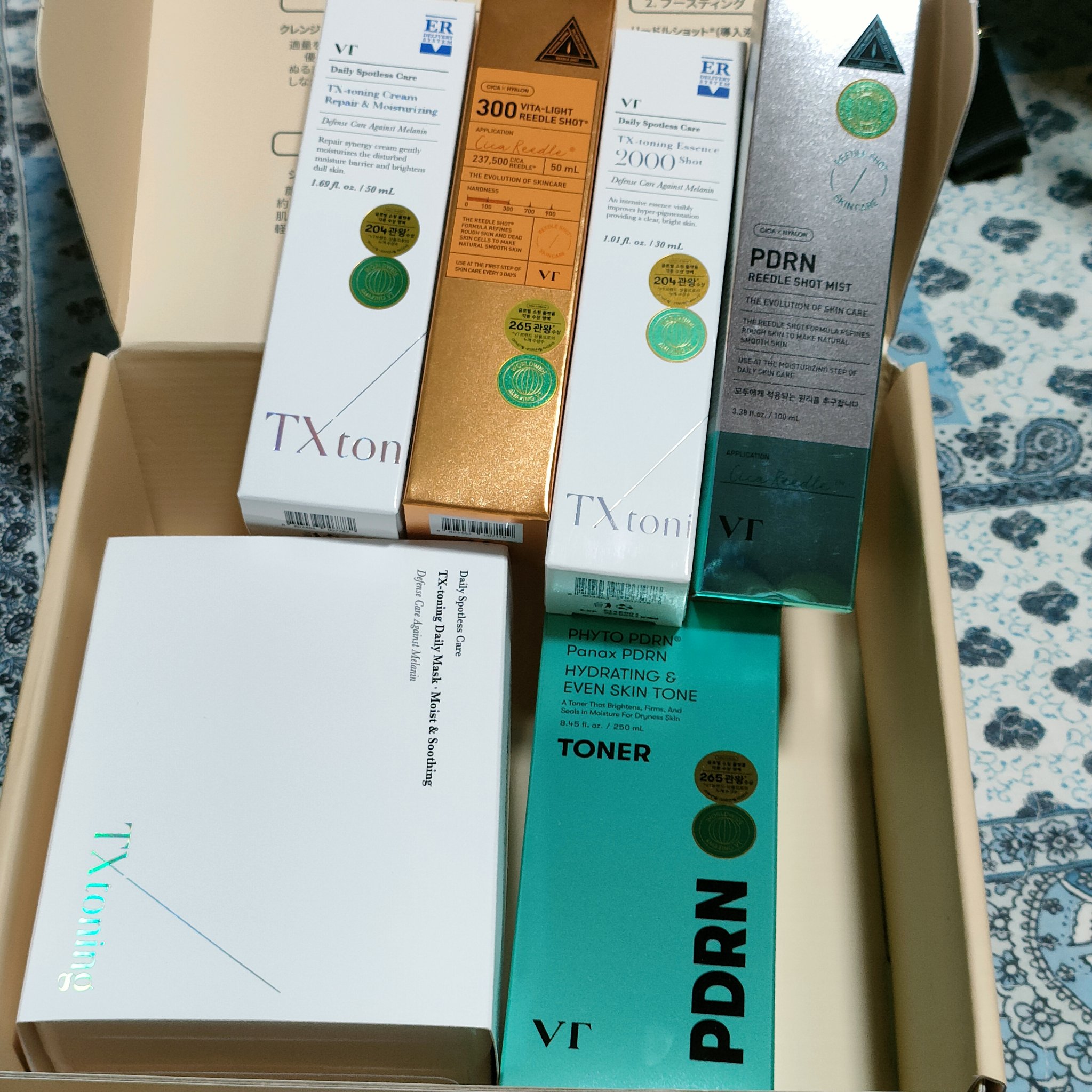 📎VTコスメ｜メガ割購入品まとめ💚

Qoo10メガ割でGETしたVTコスメたち✨
全部で 4,900円 でこのボリュームはかなりお得でした👏


---

🛒 購入アイテム

TXトーニングクリーム（保湿＆ブライトニング）

TX