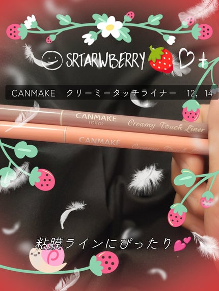 クリーミータッチライナー/キャンメイク/ジェルアイライナーを使ったクチコミ(1枚目)