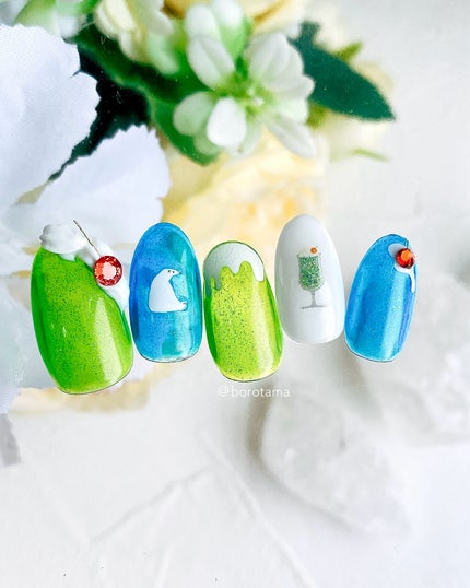 ネイルシール/DAISO/ネイルシールを使ったクチコミ(5枚目)