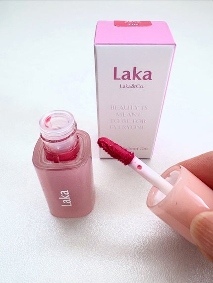 ポッピングバルーンティント/Laka/リップティントを使ったクチコミ(6枚目)