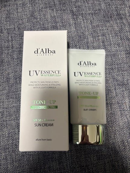 クリーンティーツリーリポソームトーンアップサンクリーム(グリーン)/ダルバ/日焼け止めクリームを使ったクチコミ(1枚目)