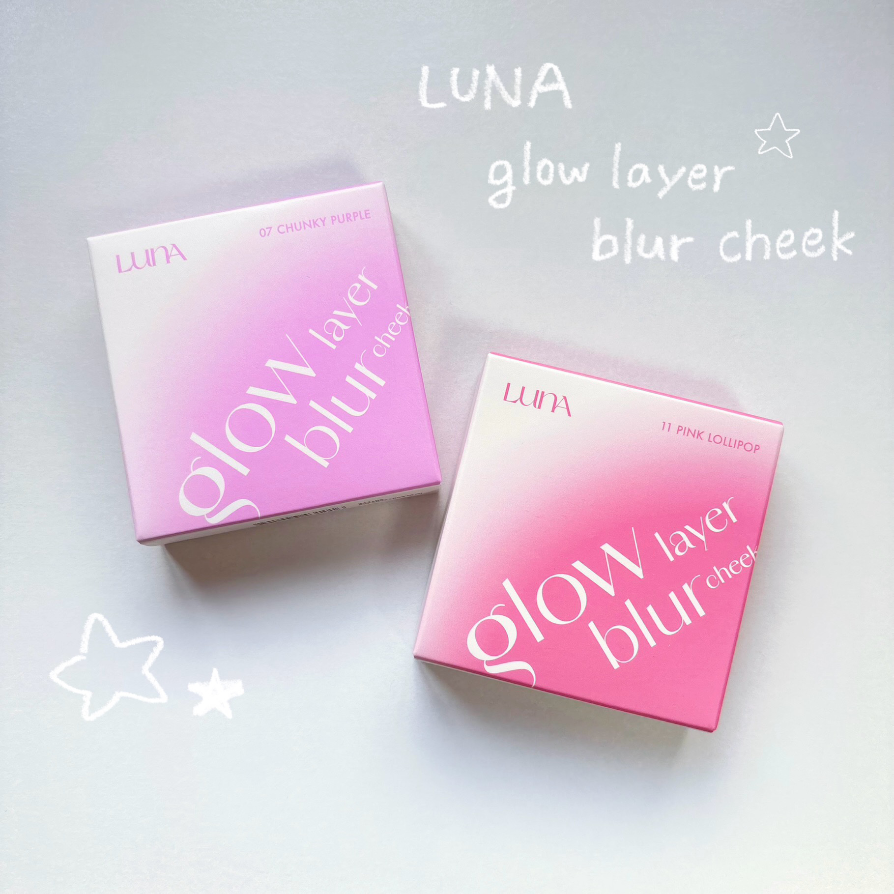 グローレイヤーブラーチーク 11 ピンクロリポップ/LUNA/パウダーチークを使ったクチコミ（1枚目）