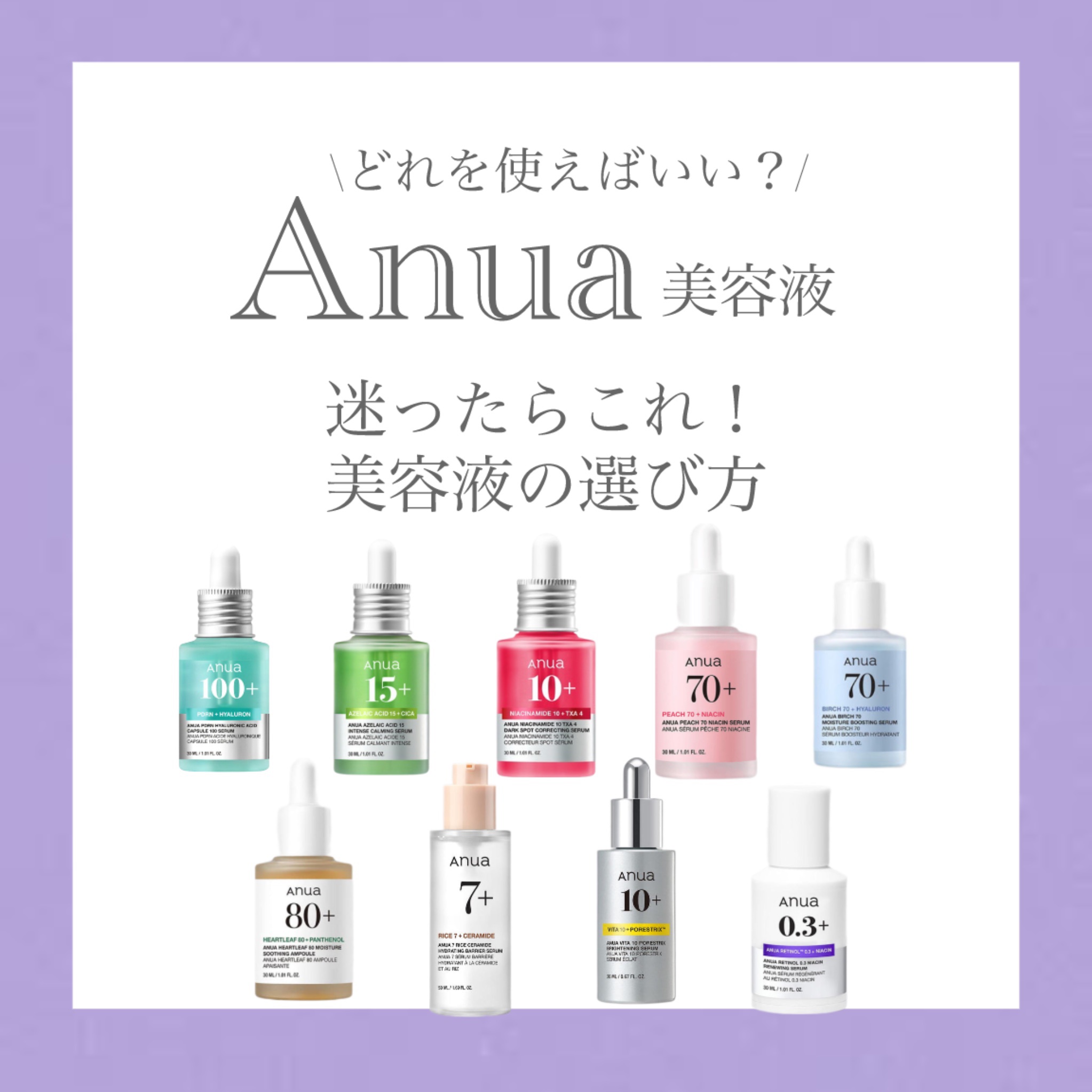 レチノール0.3 ナイアシンリニューイングセラム/Anua/美容液を使ったクチコミ（1枚目）