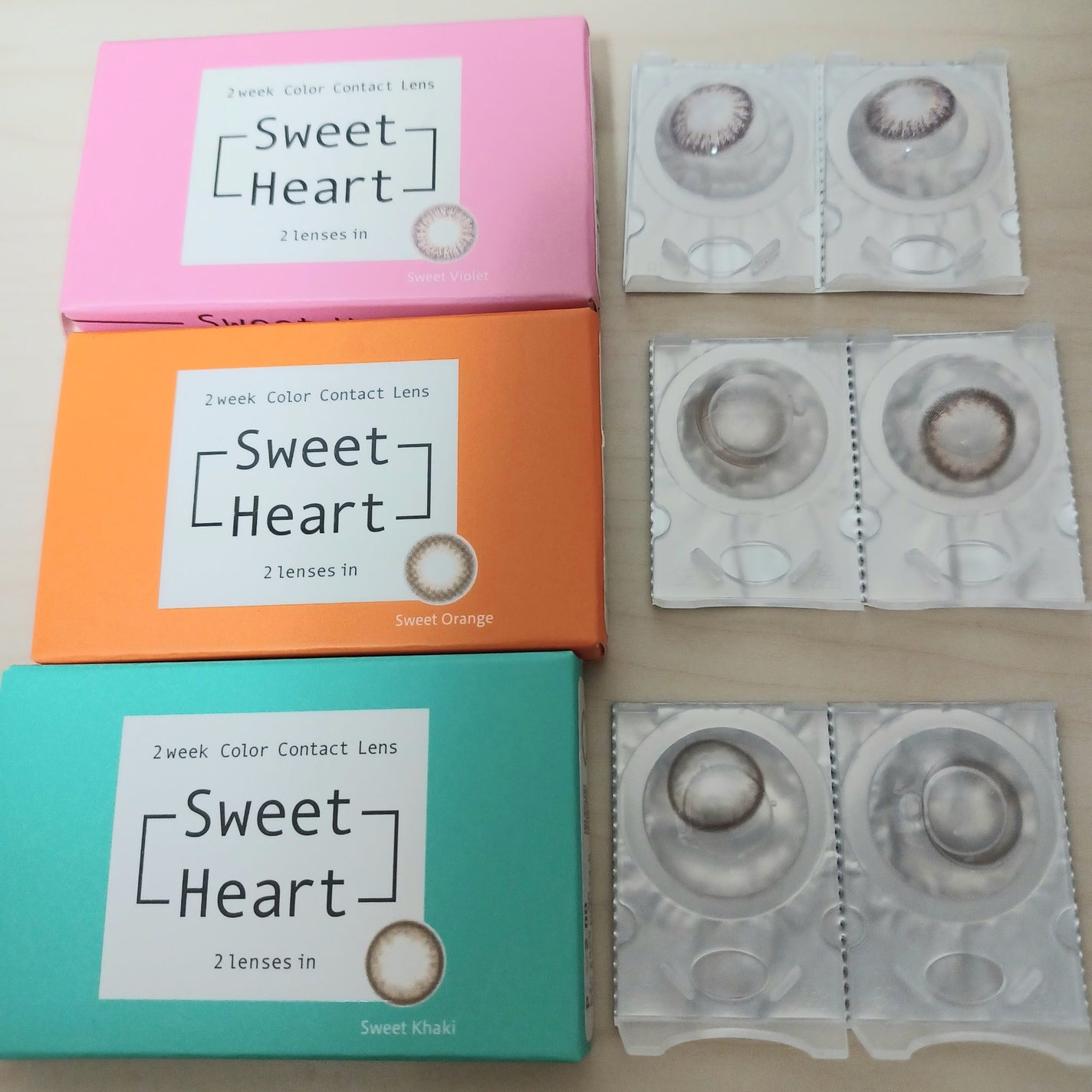 Sweet heart ナチュラル 2week/Sweetheart/2週間(2WEEKS)カラコンを使ったクチコミ(2枚目)