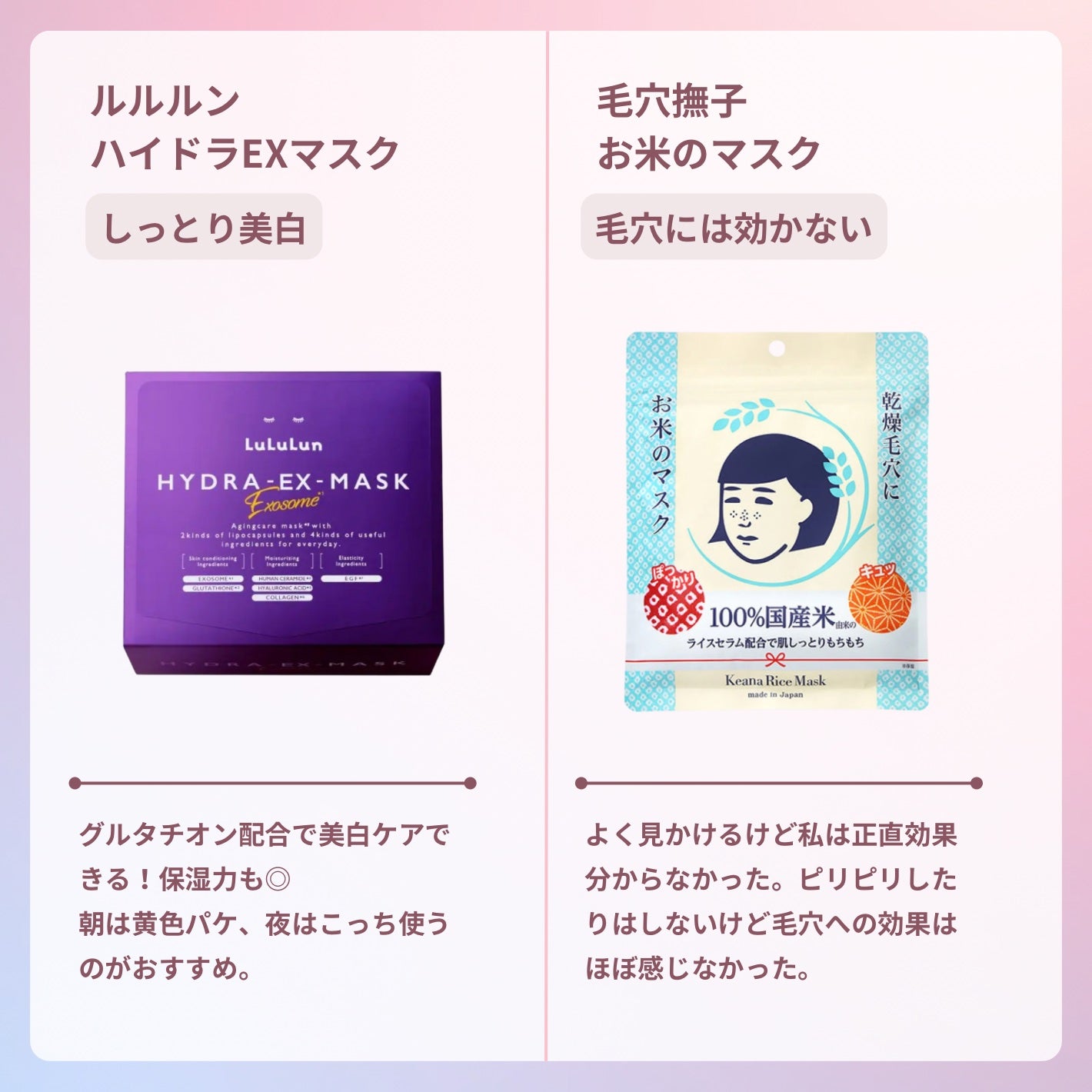 お米のマスク/毛穴撫子/シートマスク・パックを使ったクチコミ(3枚目)