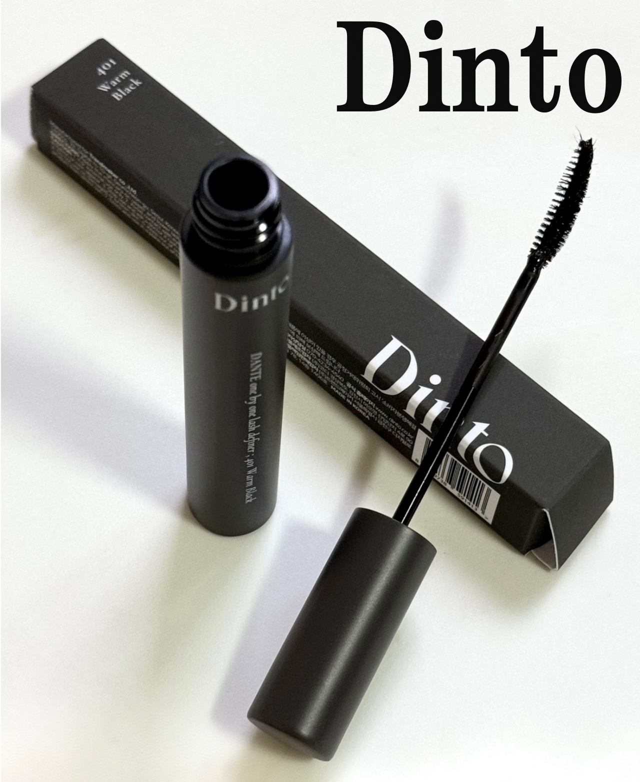Dinto ワンバイワンラッシュディファイナーのクチコミ「Dinto
ワンバイワンラッシュディファイナー
401　Warm Black

黒過ぎず自然な.....」（1枚目）