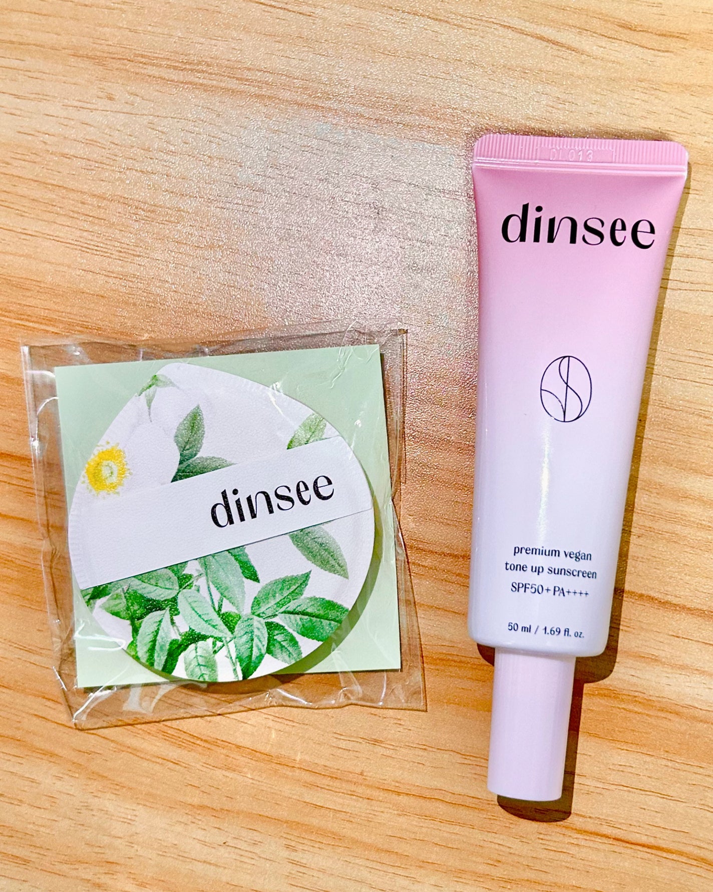 プレミ アムビーガン トーンアップ日焼け止め SPF50+PA++++/dinsee/日焼け止めミルクを使ったクチコミ(1枚目)