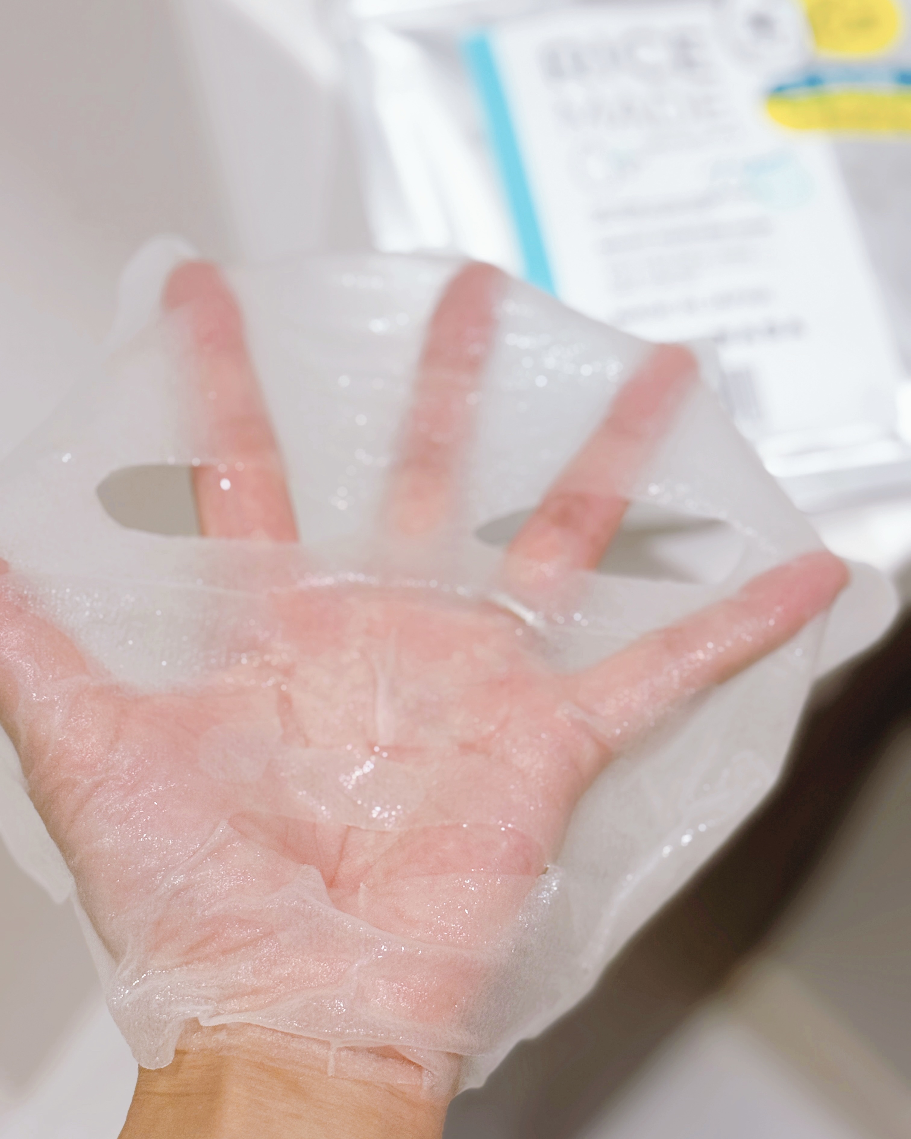 ライスメイドプラス ブライトモイスチャーマスク/菊正宗/シートマスク・パックを使ったクチコミ（3枚目）