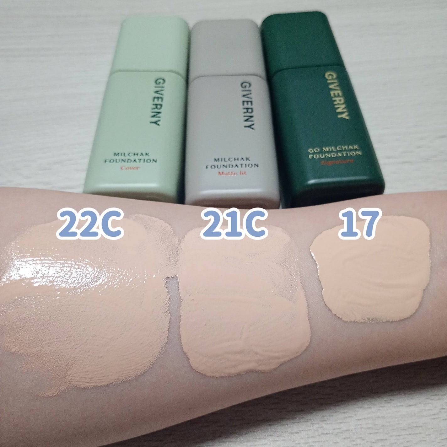 高密着シグネチャーファンデーション/GIVERNY/リキッドファンデーションを使ったクチコミ(3枚目)