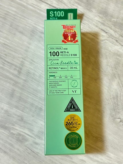 VT レチA リードルショット100のクチコミ「リードルショット初使用!
レチA リードルショット100
※使い始めの個人的備忘録です。
.....」(2枚目)