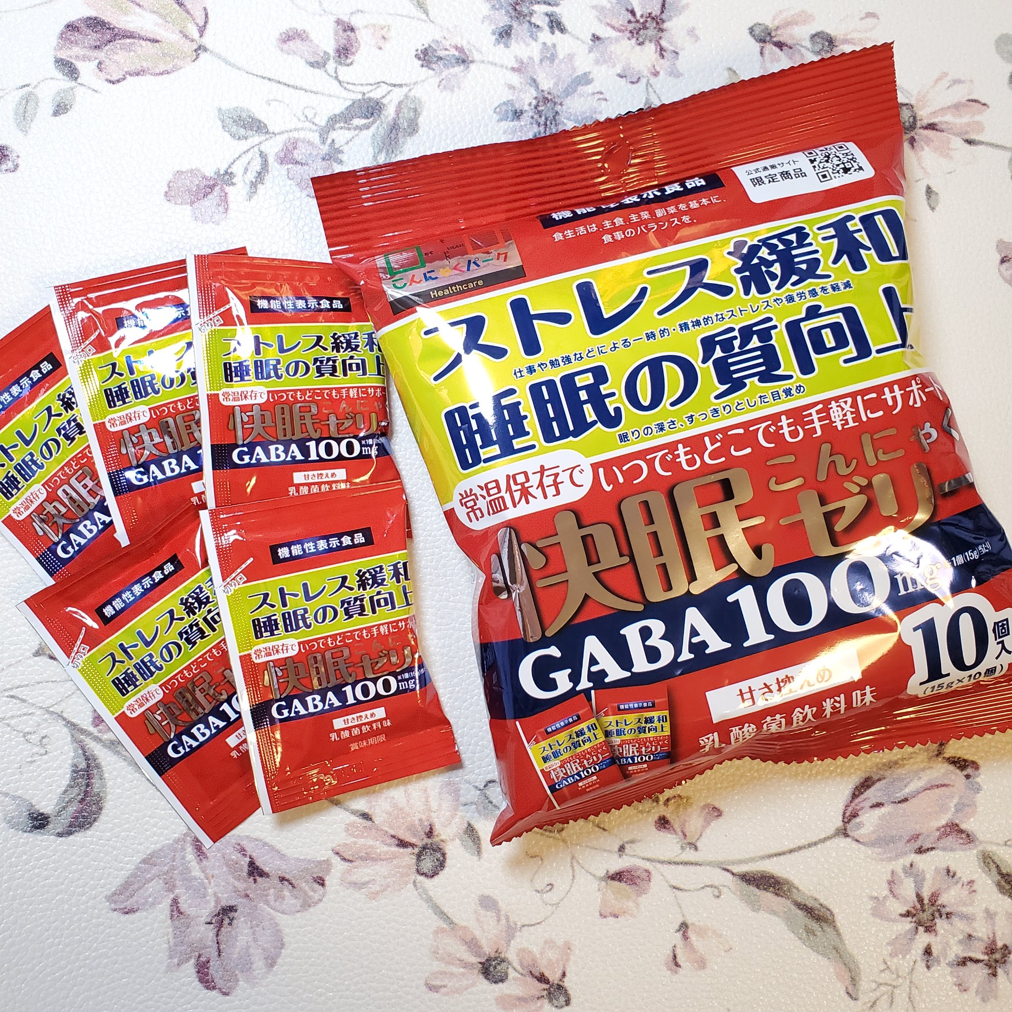 快眠こんにゃくゼリー/こんにゃくパーク/その他食品を使ったクチコミ（1枚目）