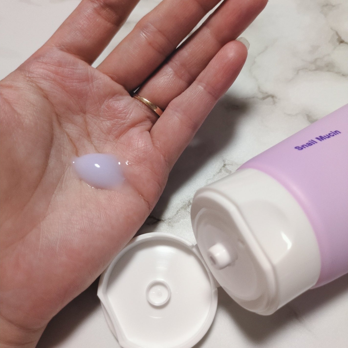 Snail&Azlene カームフォートクリーム/TIAM/フェイスクリームを使ったクチコミ(3枚目)