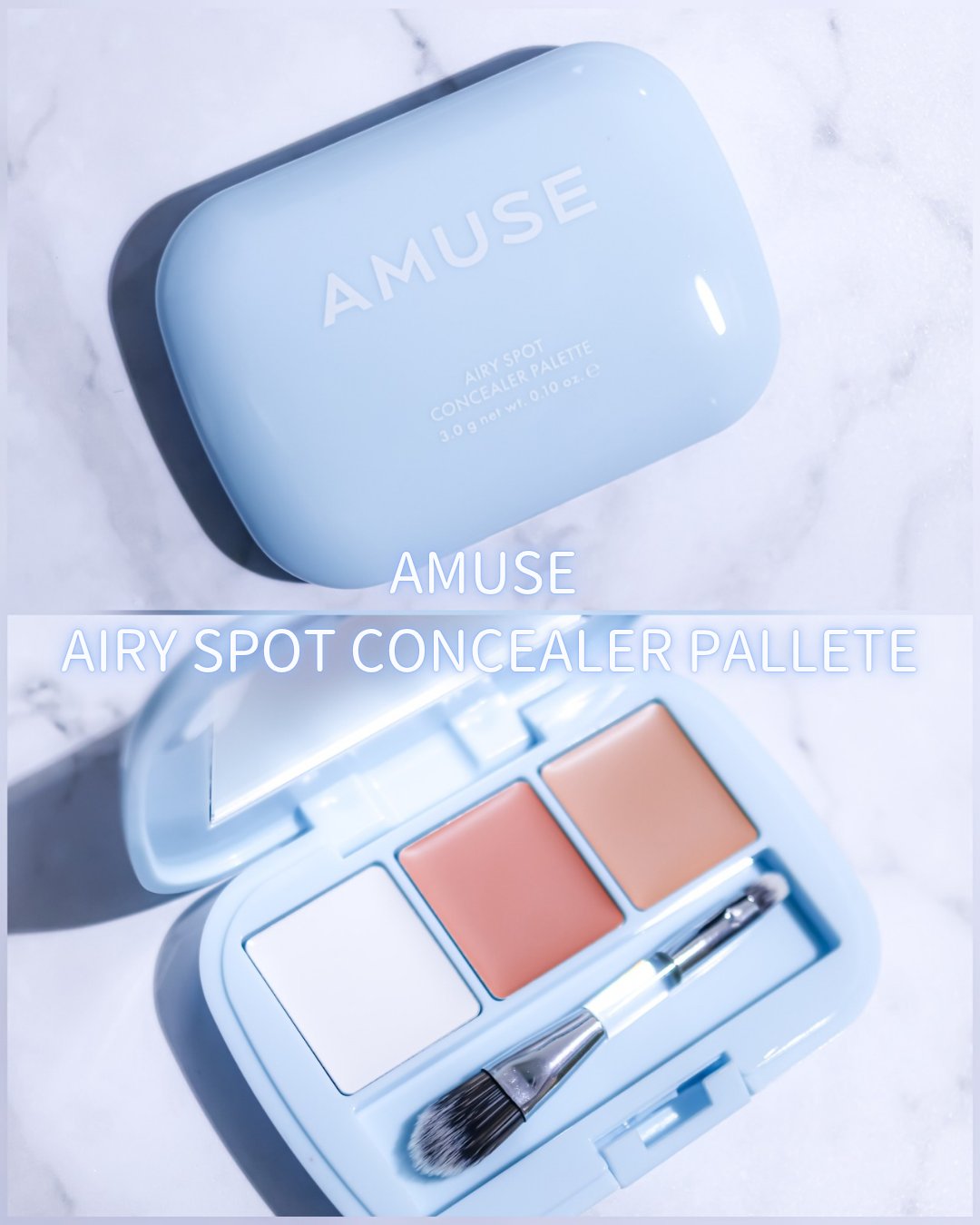 エアリースポットコンシーラーパレット/AMUSE/パレットコンシーラーを使ったクチコミ（1枚目）