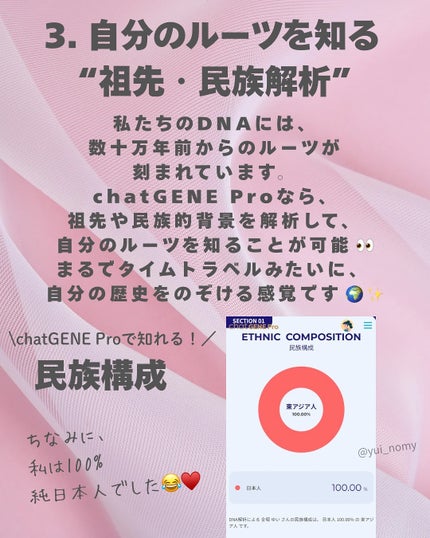 chatGENE/chatGENE/遺伝子検査キットを使ったクチコミ(6枚目)