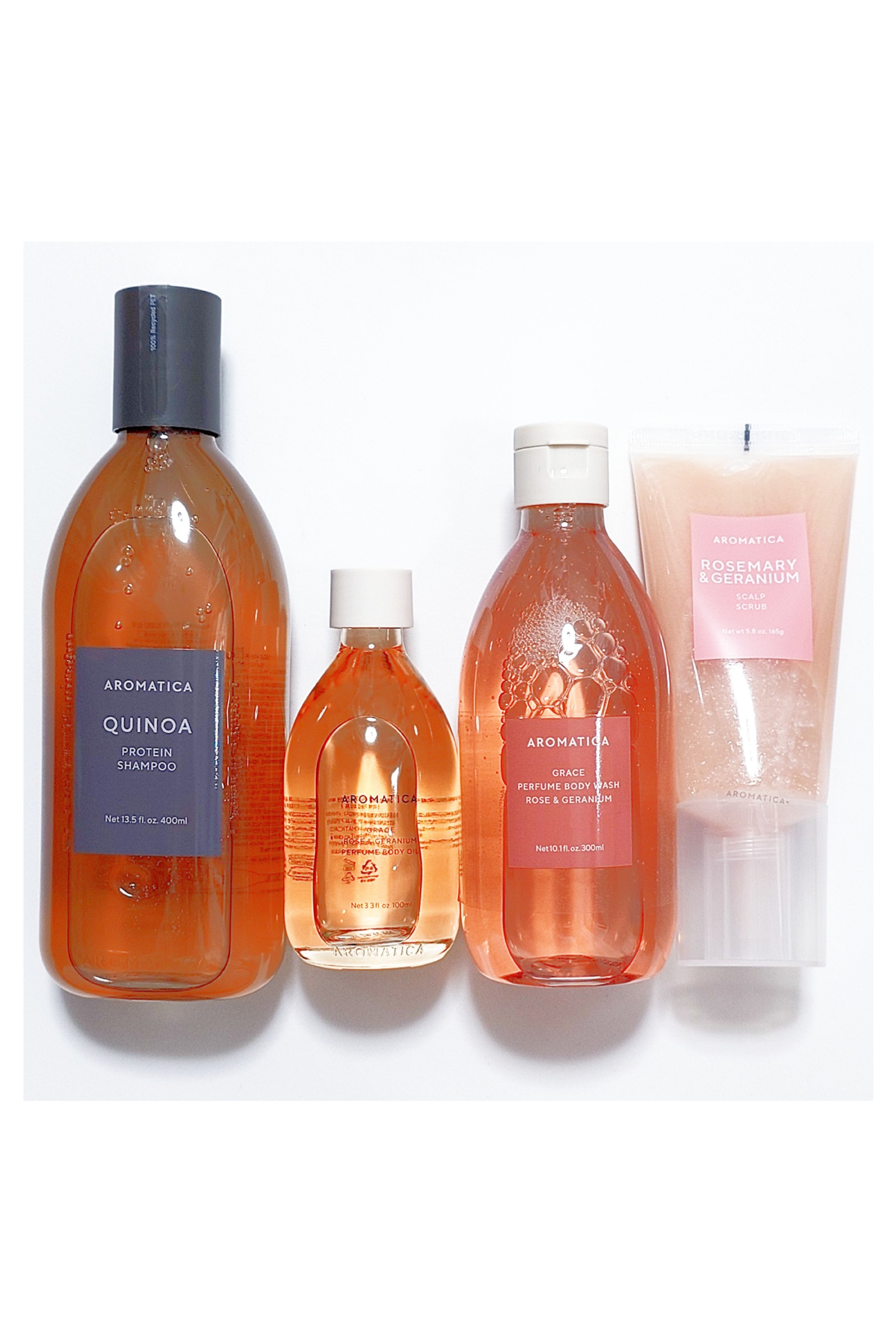 キヌアプロティンアンプル/AROMATICA/アウトバストリートメントを使ったクチコミ（1枚目）