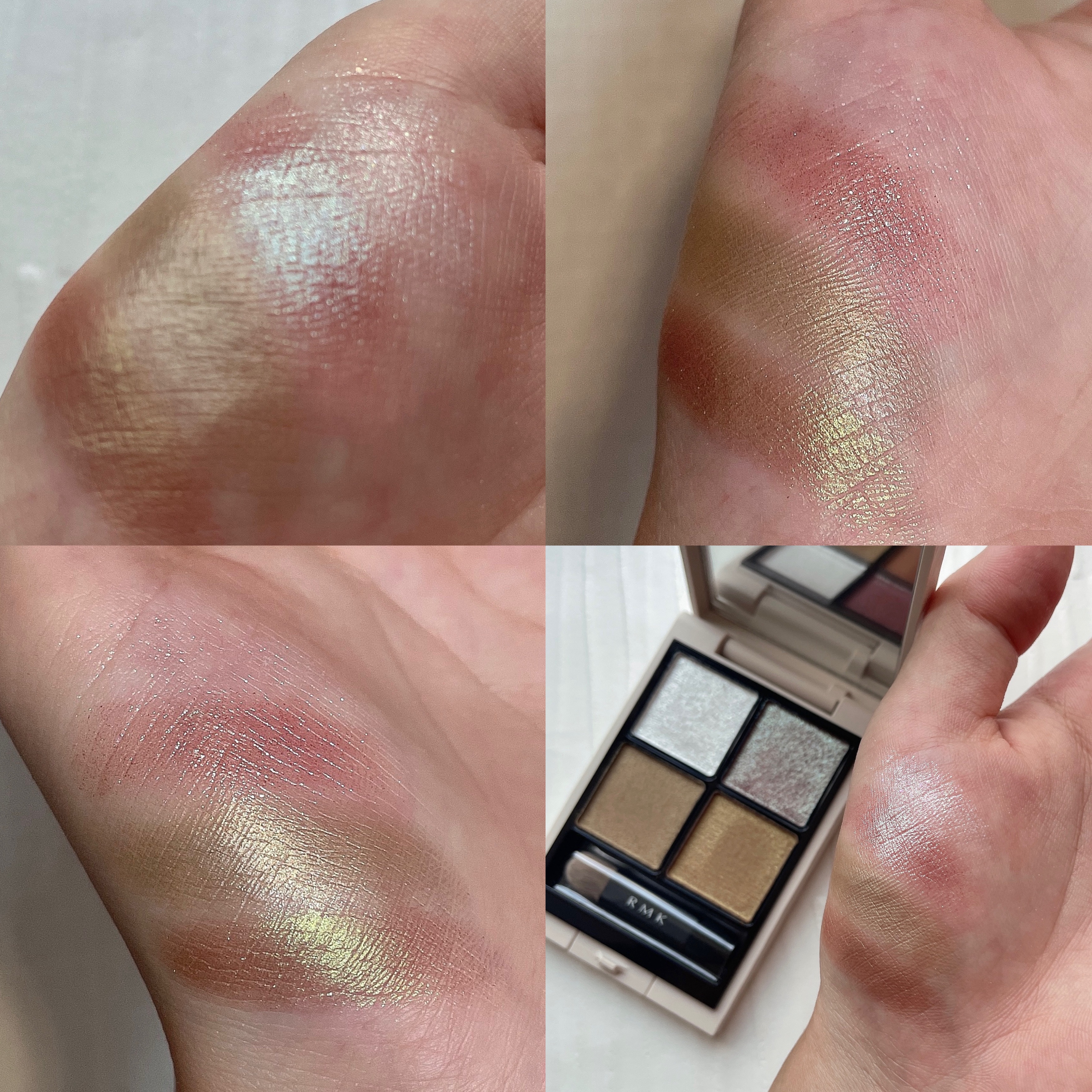 RMK シンクロマティック アイシャドウパレット/RMK/アイシャドウパレットを使ったクチコミ（3枚目）