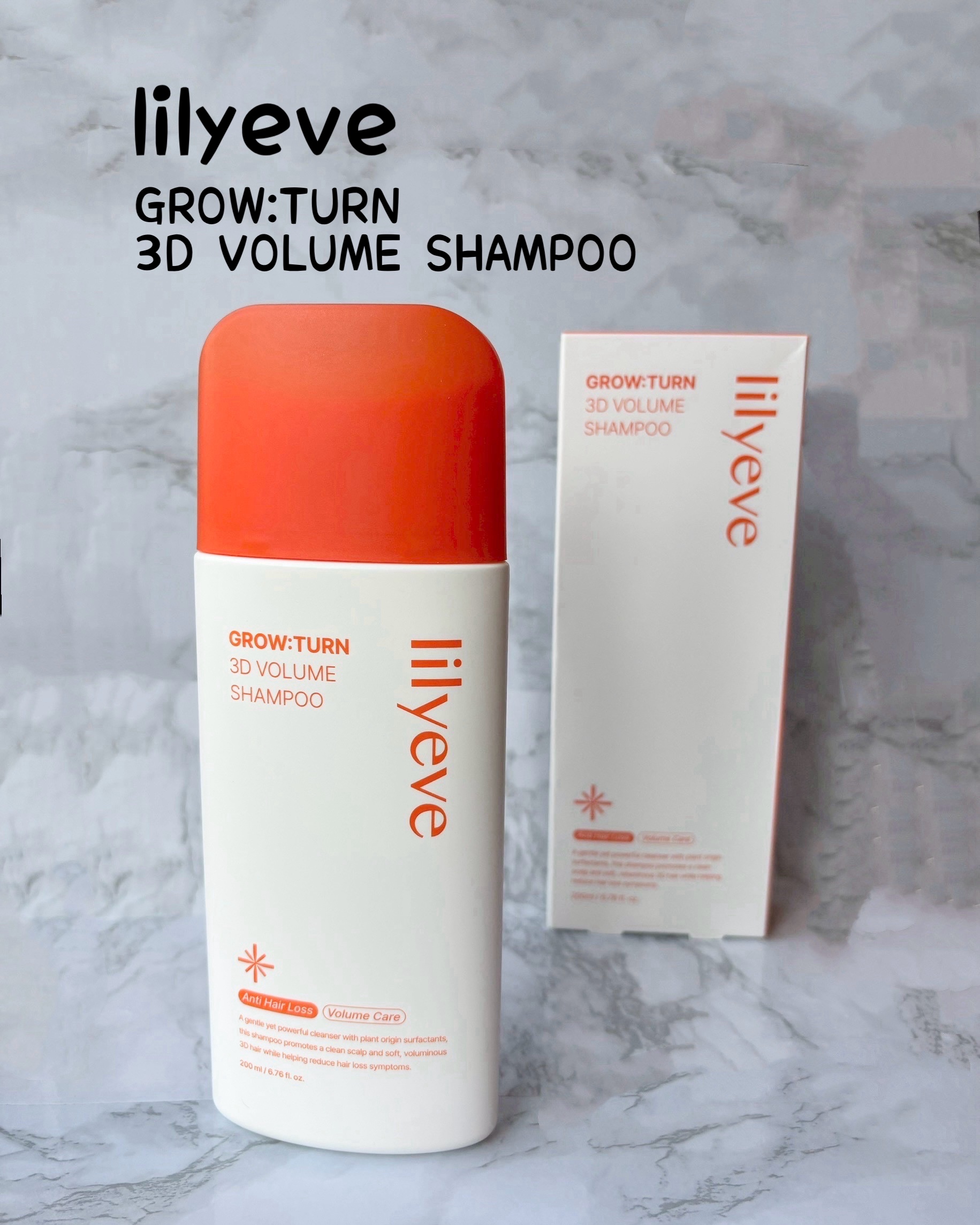 グローターン 3Dボリュームシャンプー/リリーイブ/市販シャンプーを使ったクチコミ（1枚目）