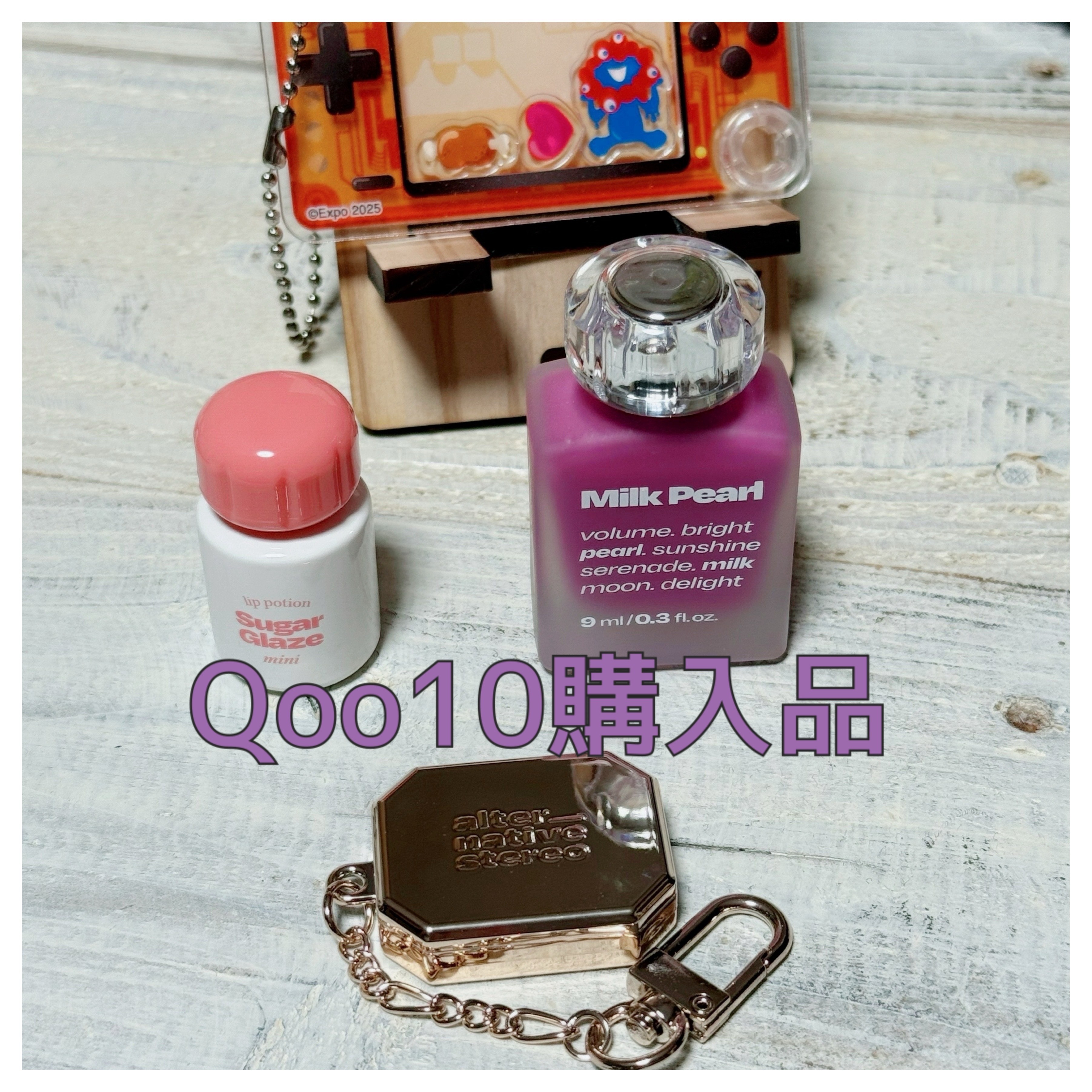 リップポーション シュガーグレーズティント 02 ローズボールミニ/alternativestereo/リップティントを使ったクチコミ（1枚目）