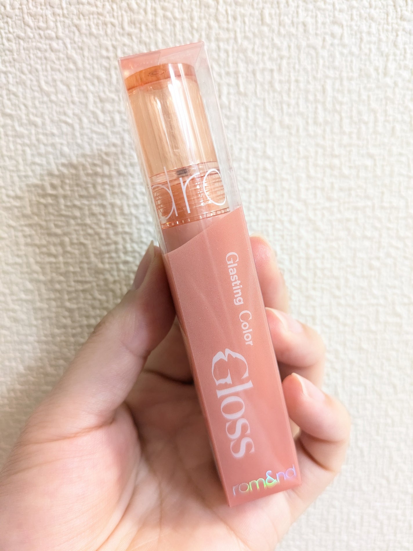 グラスティングカラーグロス/rom&nd/リップグロスを使ったクチコミ(1枚目)