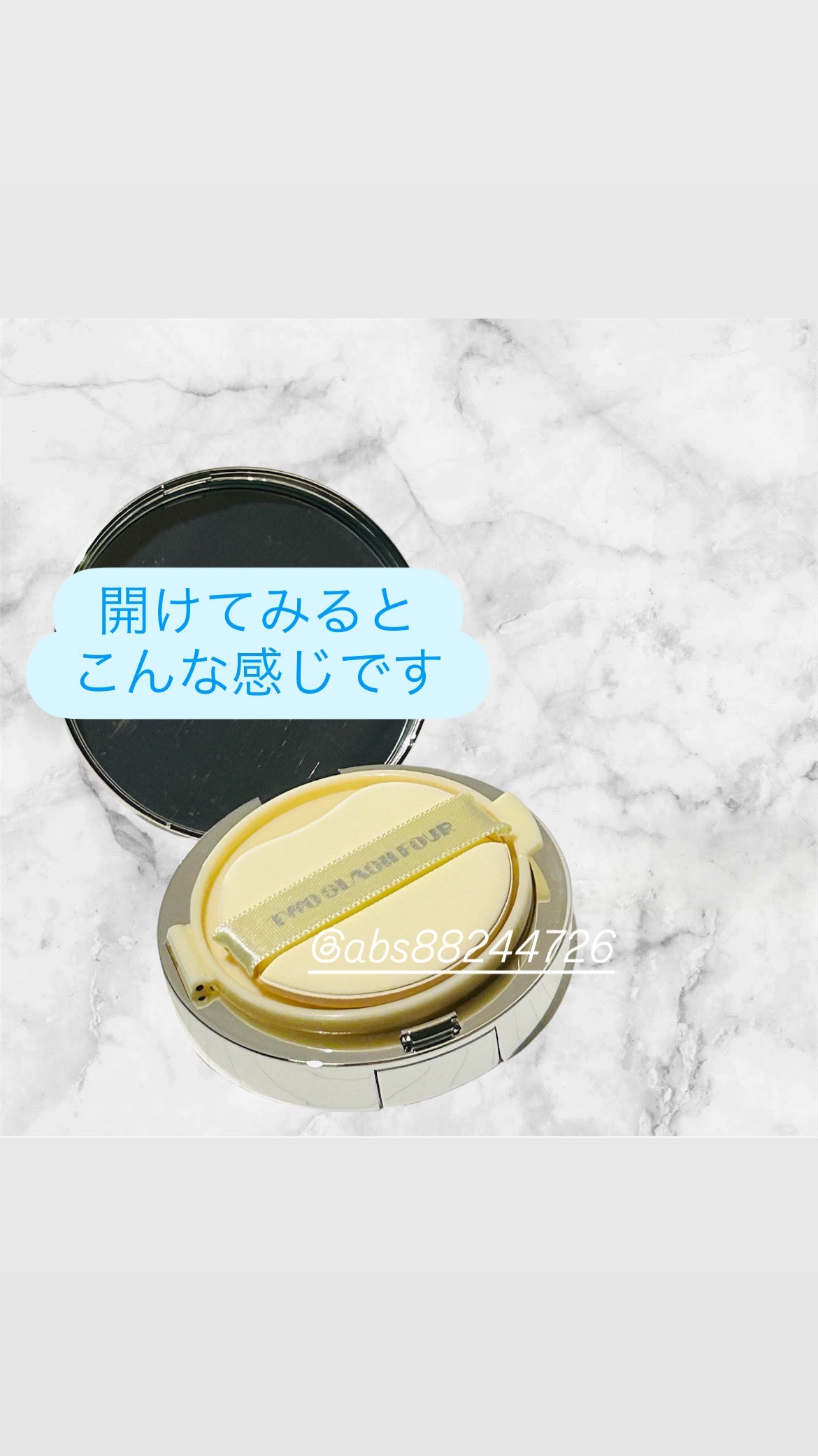 エンジェリックサテンクッション/TWO SLASH FOUR/クッションファンデーションを使ったクチコミ(2枚目)