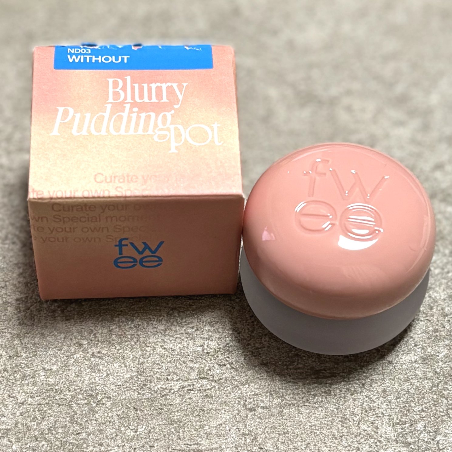 リップアンドチーク ブラーリープリンポット/fwee/口紅を使ったクチコミ（1枚目）