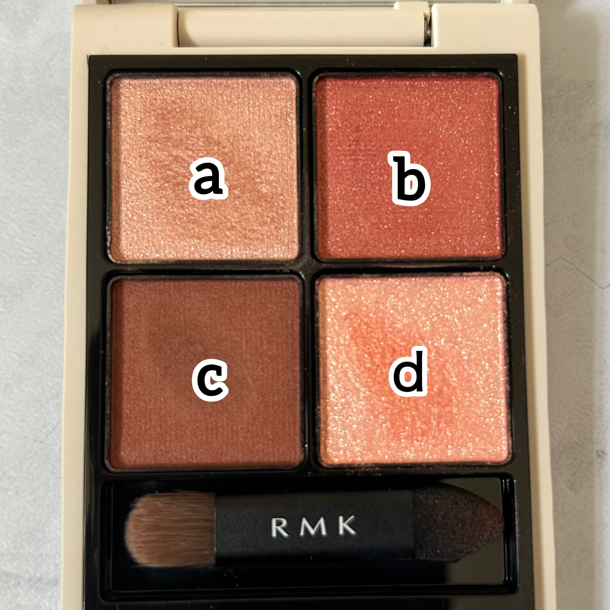 RMK シンクロマティック アイシャドウパレット/RMK/アイシャドウパレットを使ったクチコミ（2枚目）