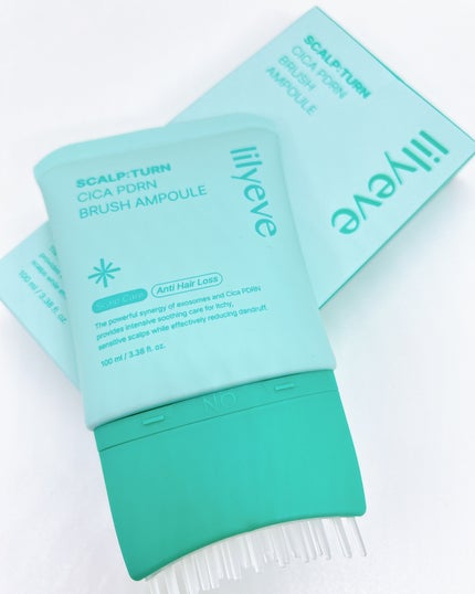 スカルプターンヘアアンプル/リリーイブ/頭皮ローションを使ったクチコミ(3枚目)