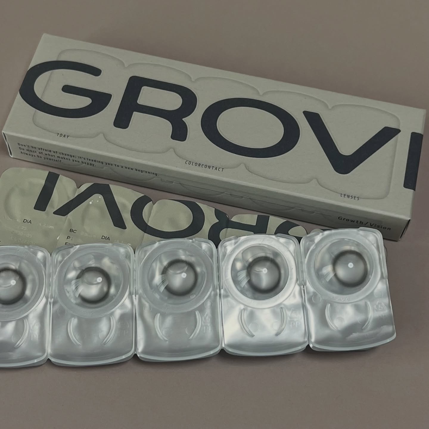 GROVI 1day ヘイローリンググレー/GROVI/ワンデー（１DAY）カラコンを使ったクチコミ（2枚目）