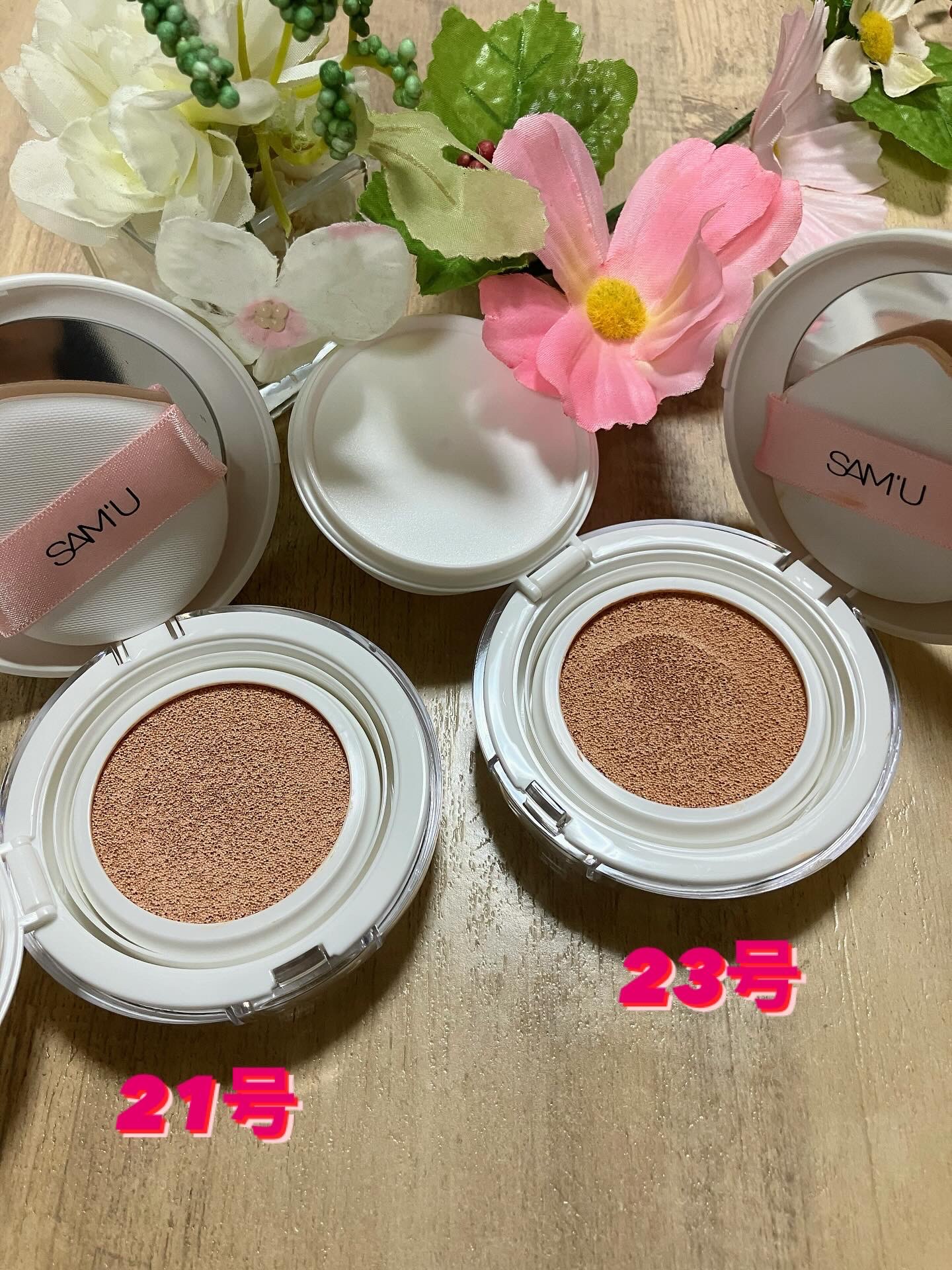 センシティブピュア＆ピュアクッション/SAM'U/クッションファンデーションを使ったクチコミ（2枚目）