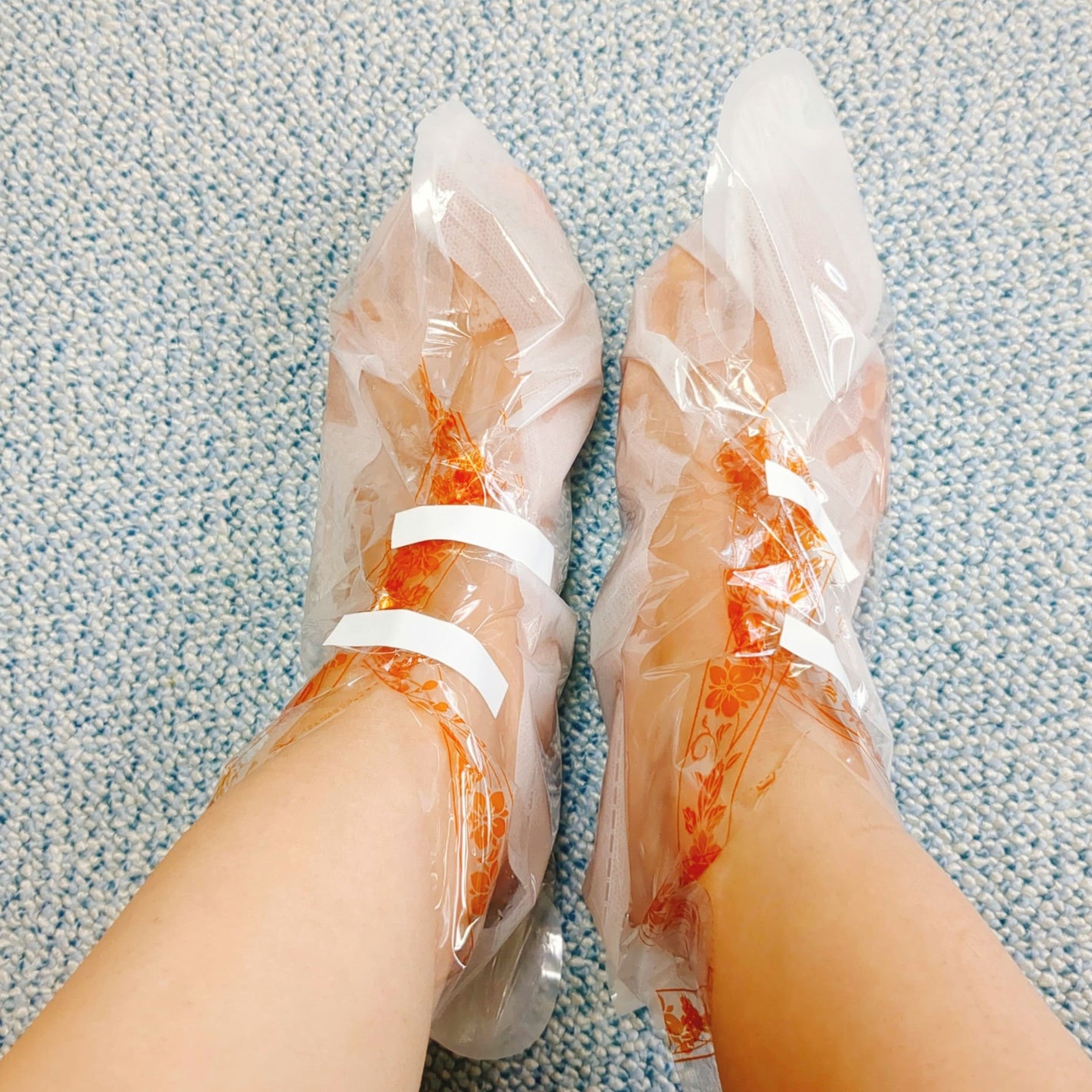 足裏角質パック グレープフルーツの香り/EVERYYOU/レッグ・フットケアを使ったクチコミ(4枚目)