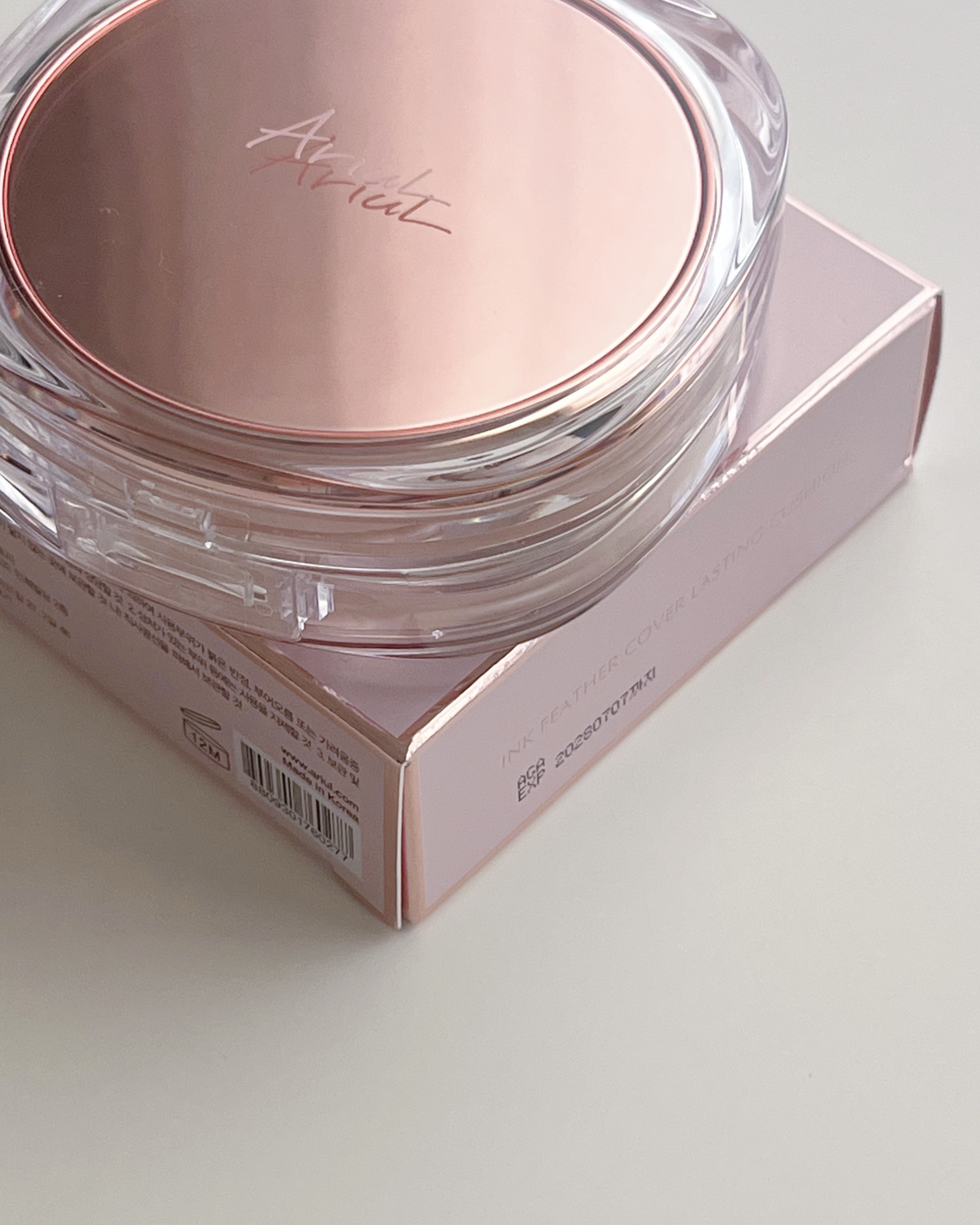 アリウル インクフェザーカバーラスティングクッション/Ariul/クッションファンデーションを使ったクチコミ（2枚目）