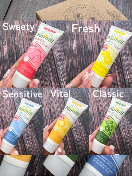 ハンド&ネイルクリームミニ 企画セット30ml*5/カミール/その他キットセットを使ったクチコミ(4枚目)