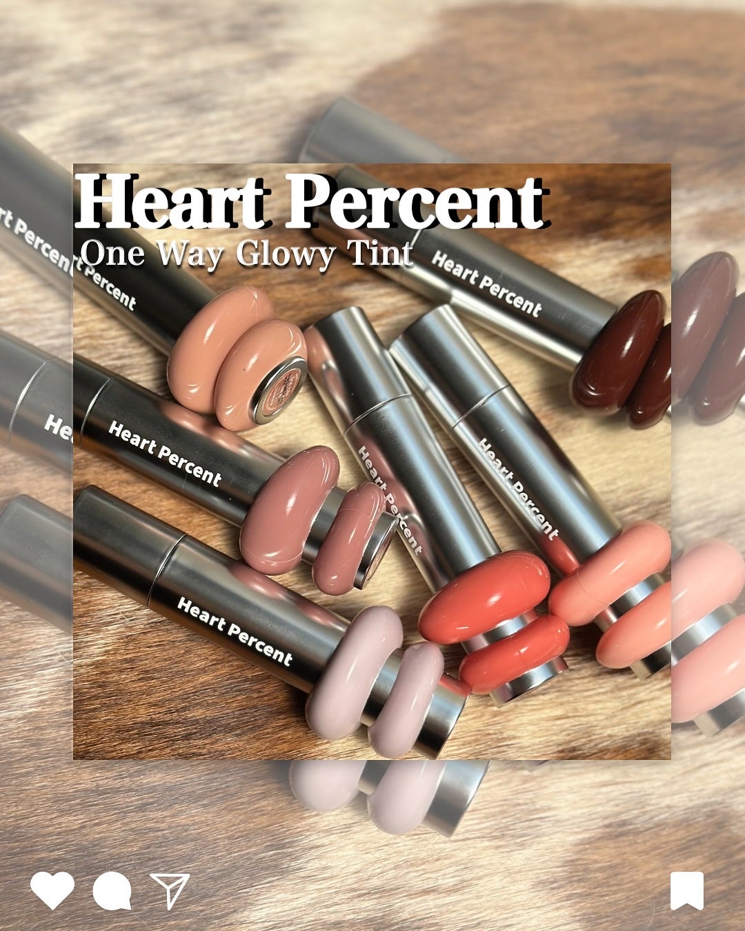 ドットオンムードワンウェイグロイティント/Heart Percent/リップティントを使ったクチコミ(1枚目)