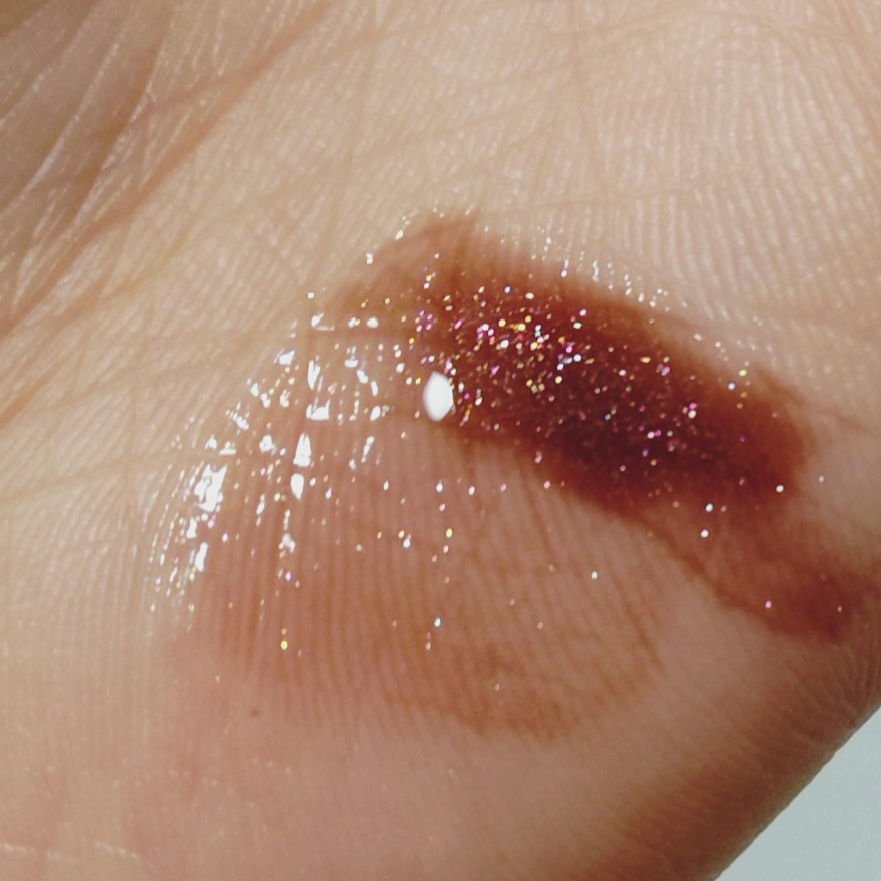 YSL ラブシャイン グロスプランパー #6 エスプレッソ スターダスト/YVES SAINT LAURENT BEAUTE/リップグロスを使ったクチコミ（2枚目）