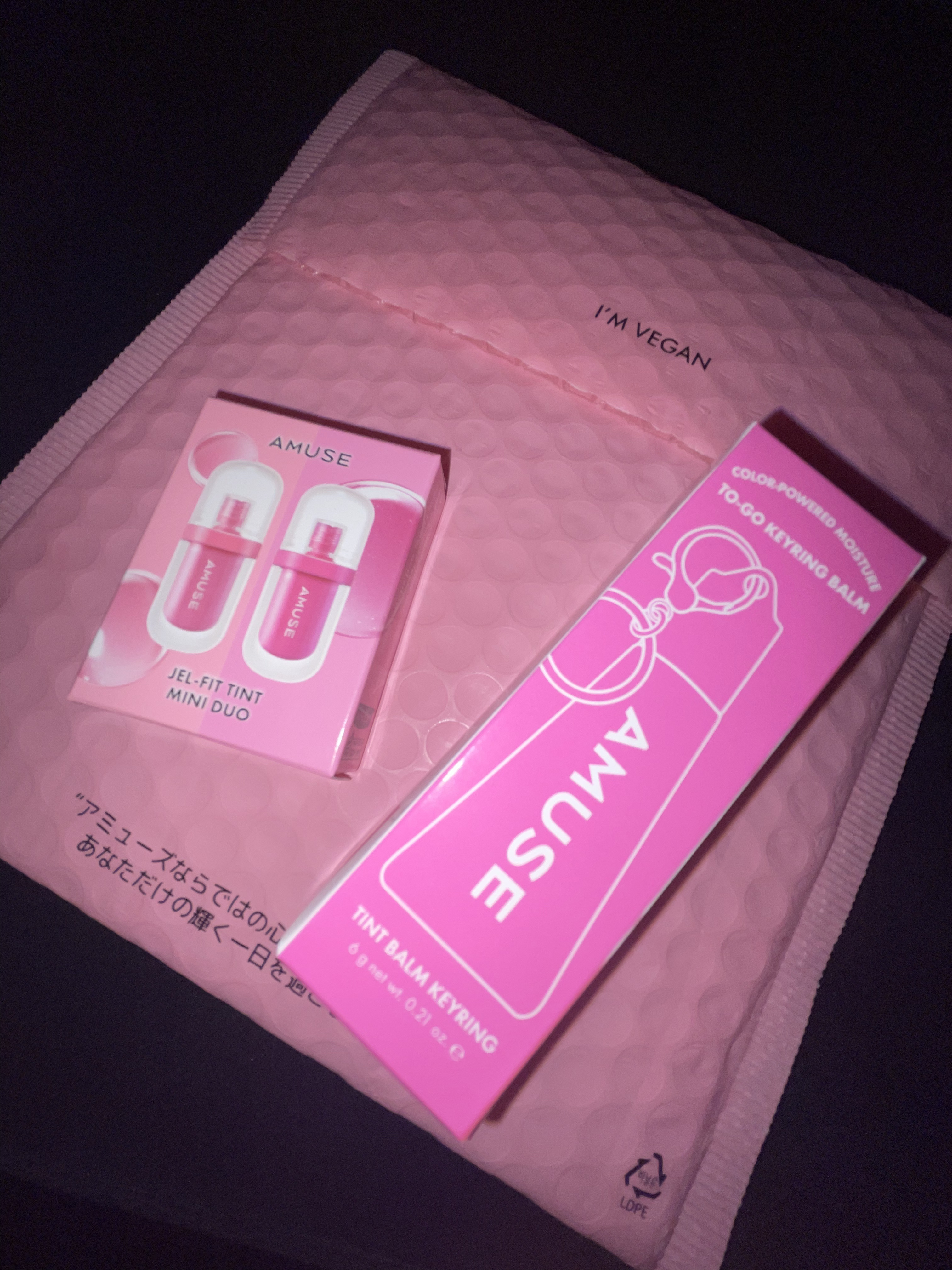 ジェルフィットティント/AMUSE/リップティントを使ったクチコミ（1枚目）