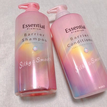 エッセンシャルプレミアム バリアシャンプー・コンディショナー シルキー&スムース/エッセンシャル/市販シャンプーを使ったクチコミ(1枚目)
