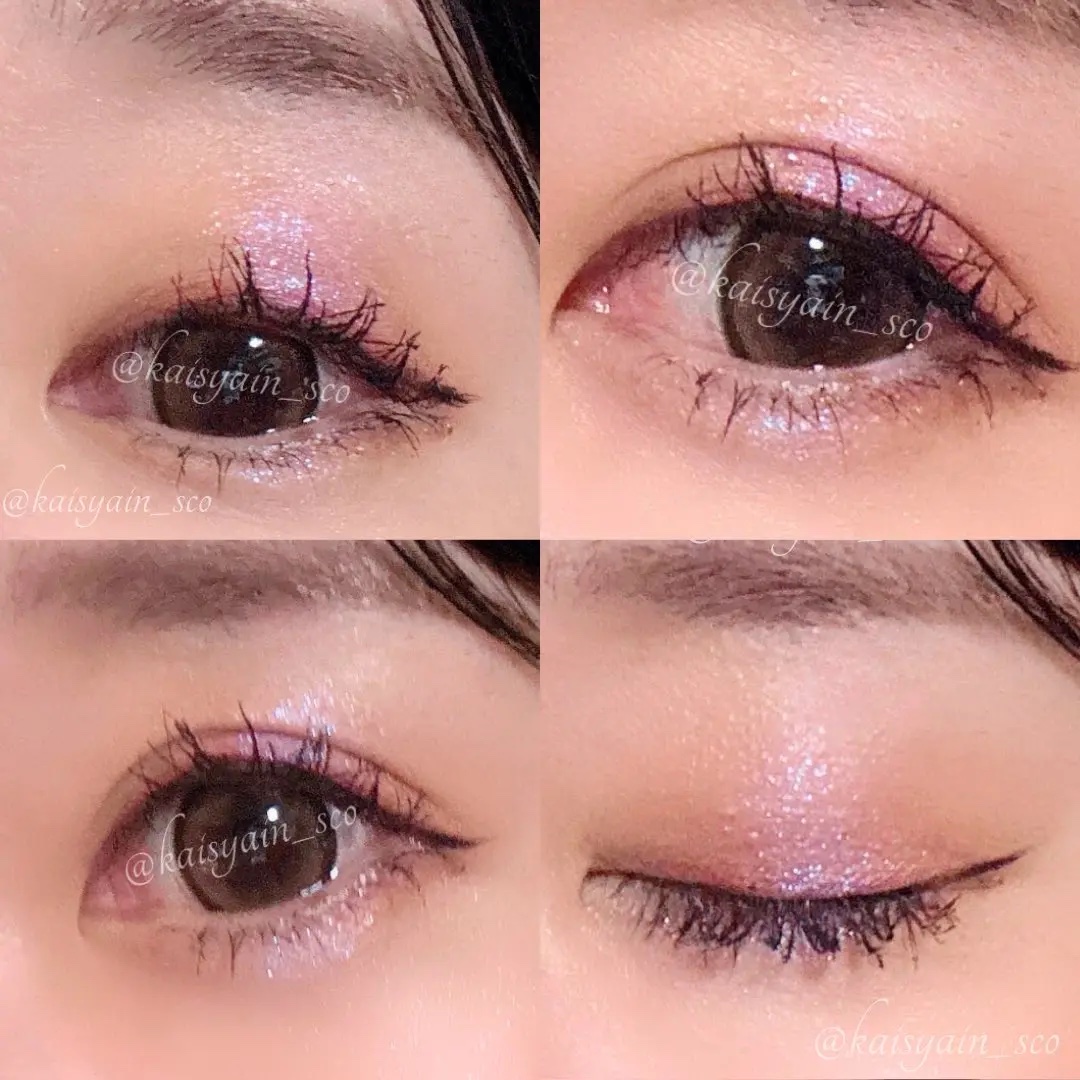 蝶影流光アイシャドウパレット/花西子/アイシャドウパレットを使ったクチコミ（3枚目）