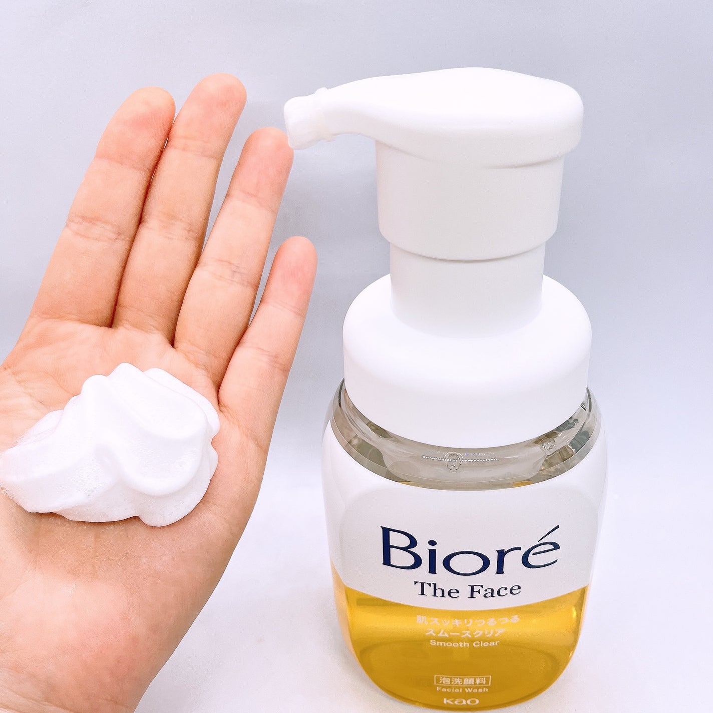 ビオレ ザフェイス 泡洗顔料 スムースクリア/ビオレ/泡洗顔を使ったクチコミ(2枚目)